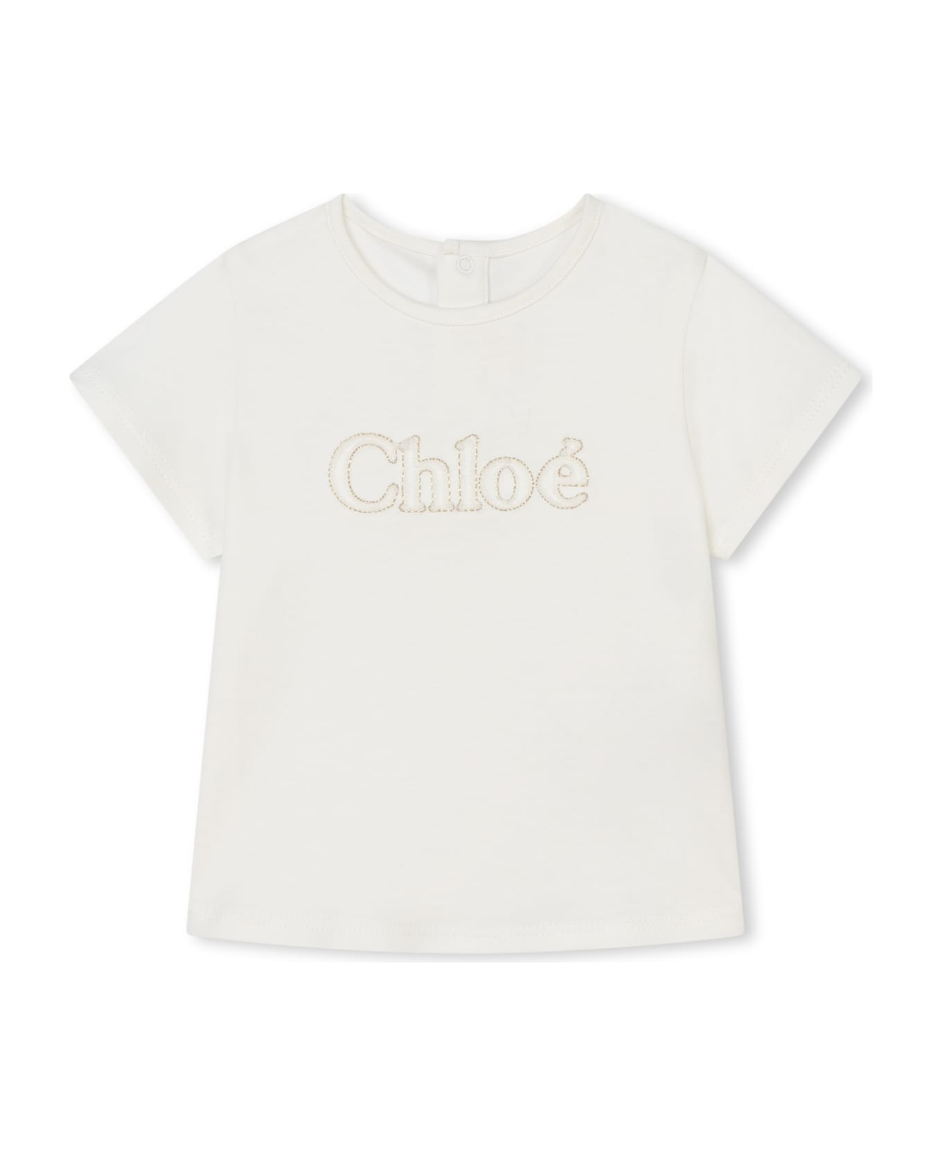 Chloé T-shirt With Print - White Tシャツ＆ポロシャツ