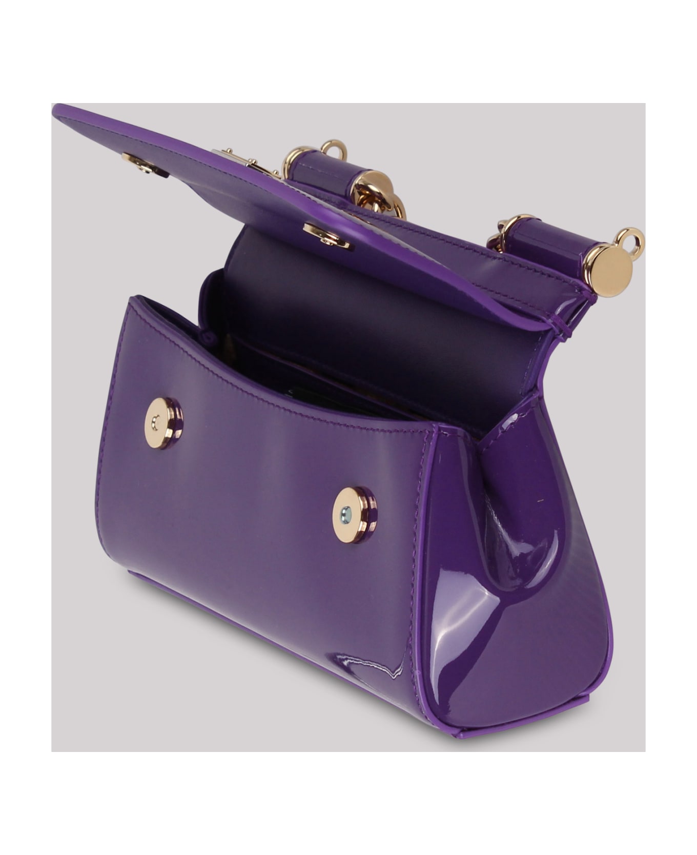 Dolce & Gabbana Sicily Patent-leather Bag