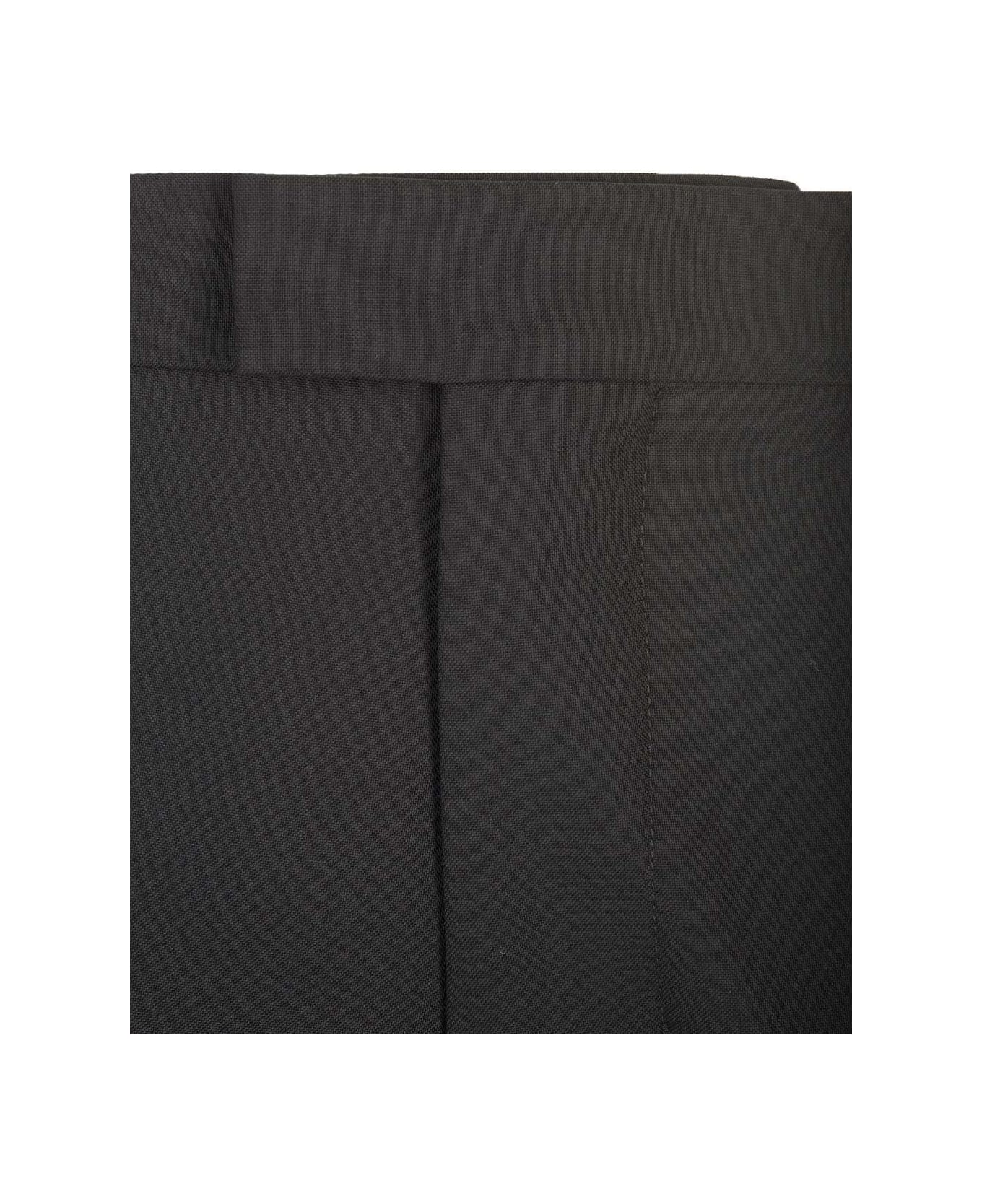 Ami Alexandre Mattiussi Paris Low-rise Tapered Trousers - 001 BLACK ボトムス