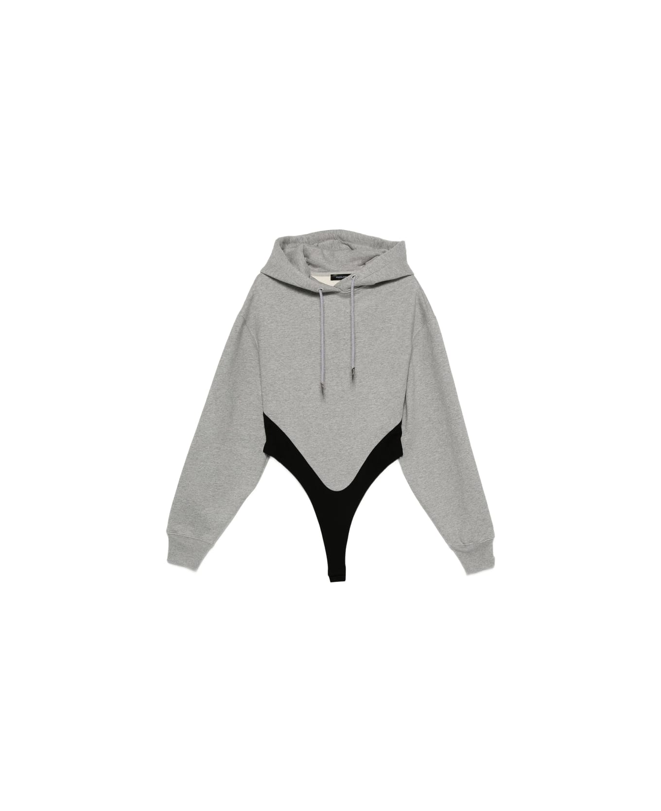 Mugler Bodysuit - GREY/BLACK