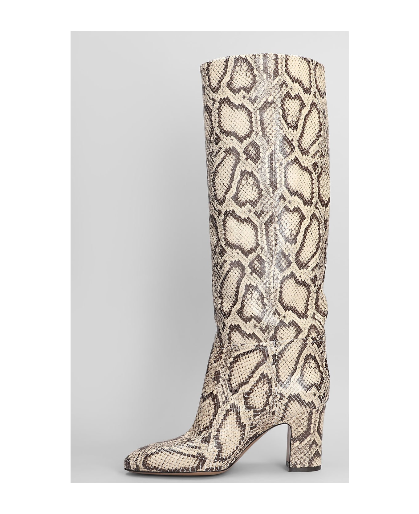 Paris Texas Lavinia Boot 75 High Heels Boots In Python Print Leather - python print