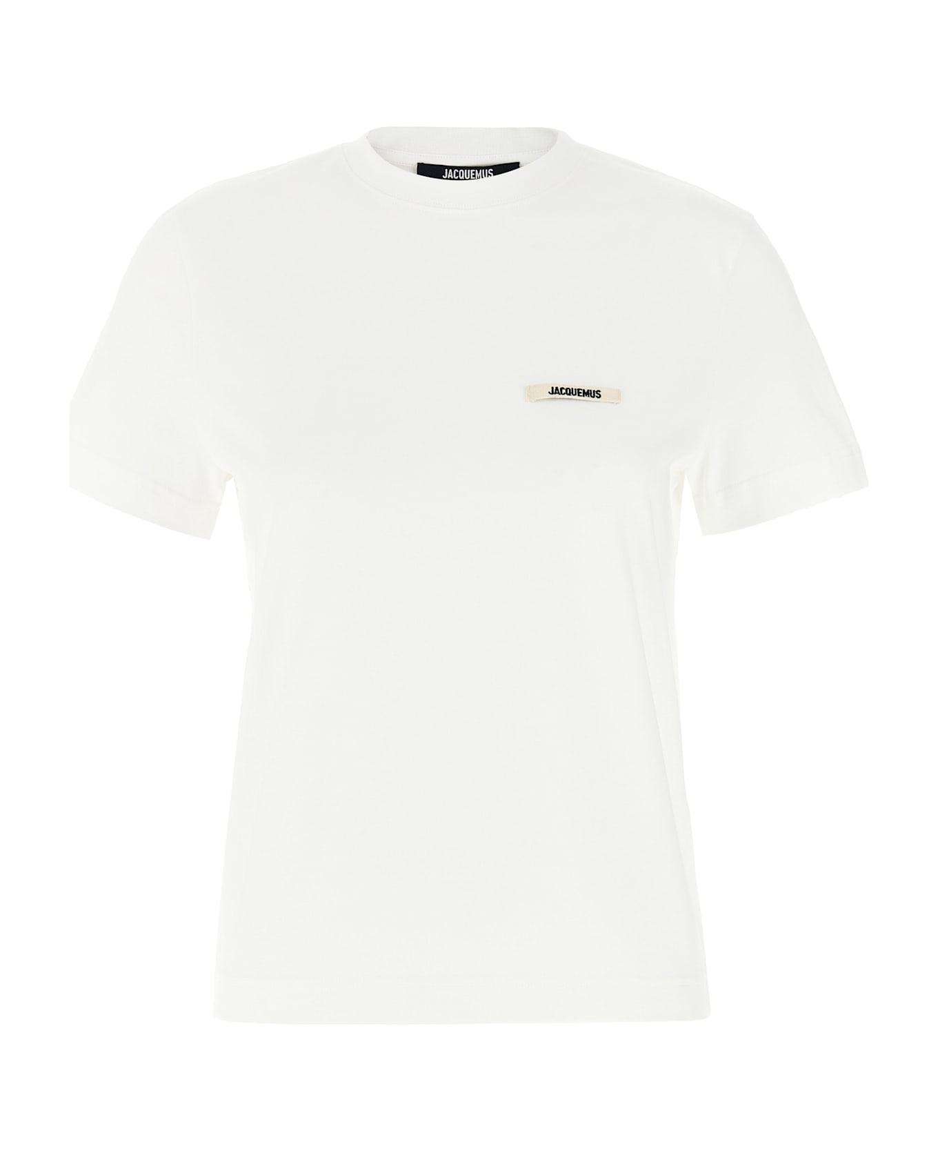 Jacquemus 
le T-shirt Gros-grain Mc
 T-shirt - White
