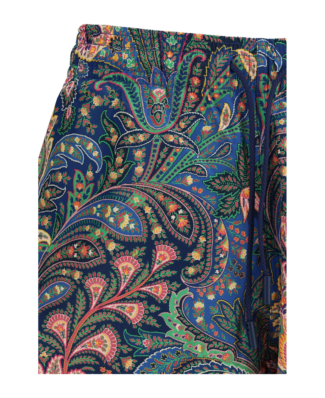Etro Roma Swim Shorts With A Placed Floral Print