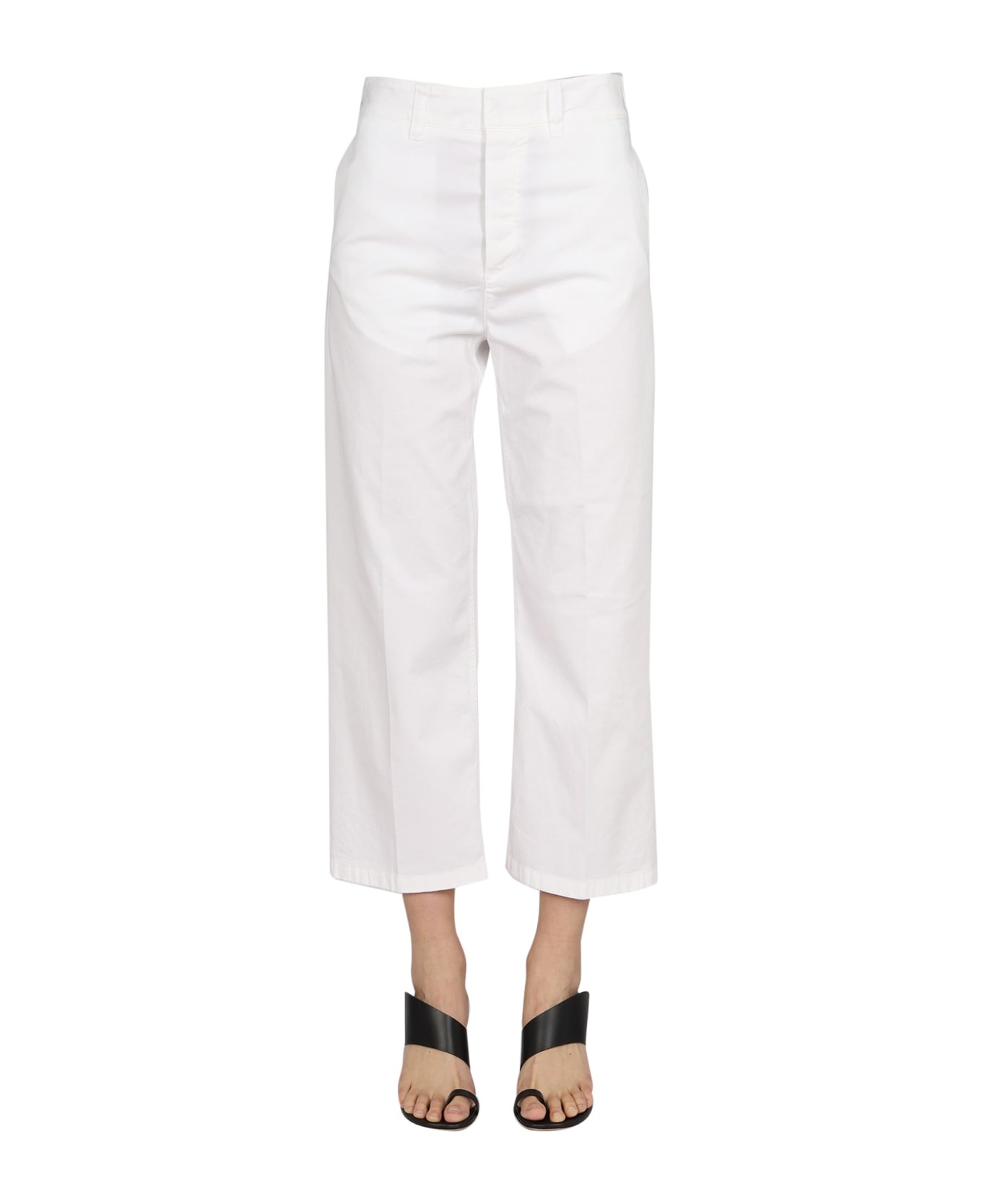 Department Five Cropped Fit Jeans - BIANCO