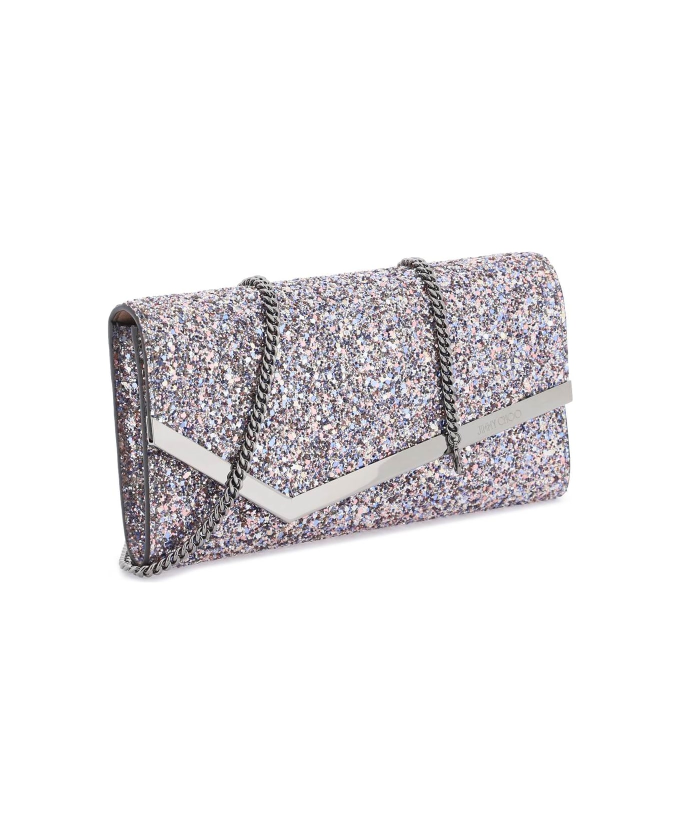 Jimmy Choo Glittered Emmie Clutch - SPRINKLE MIX クラッチバッグ