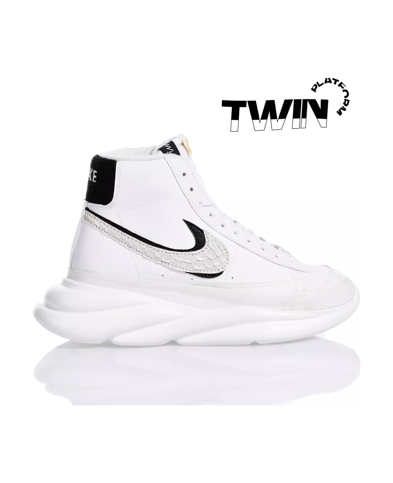 Mimanera Nike Wave Black & White Custom