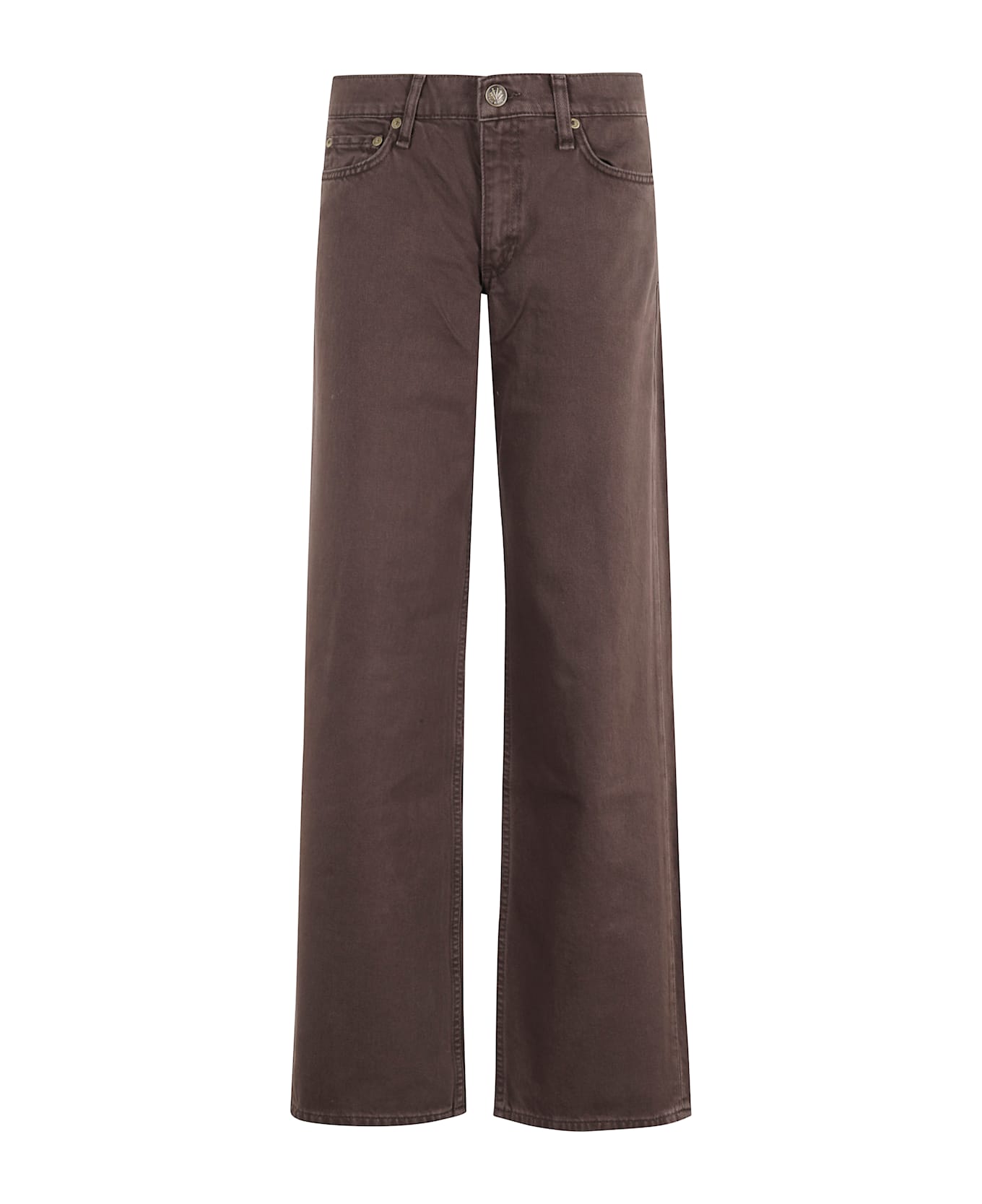 Rag 
Bone Saige Lr Full Relaxed Straight - Dkbrn
