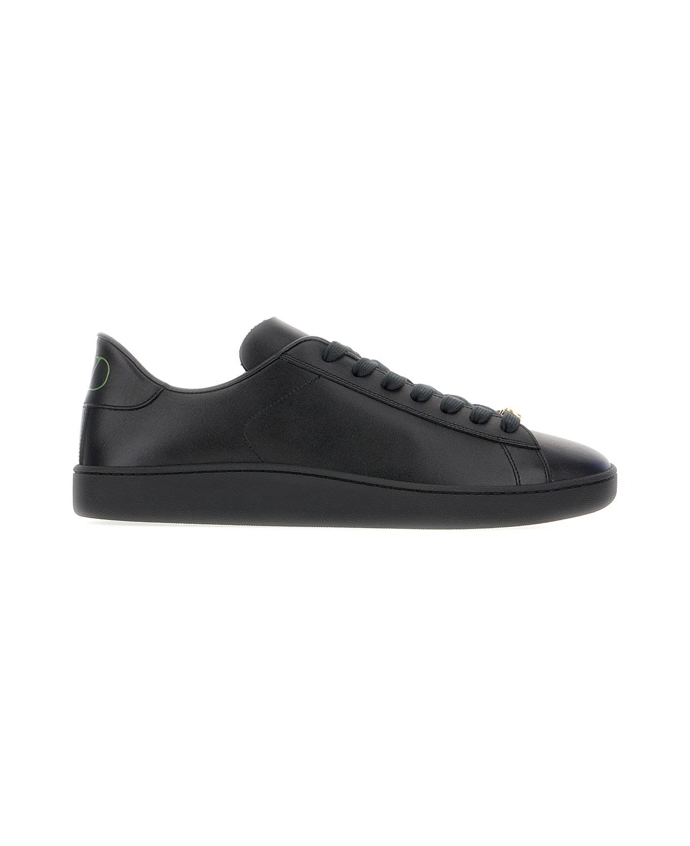 Valentino Garavani Black Leather Sneakers - Nero