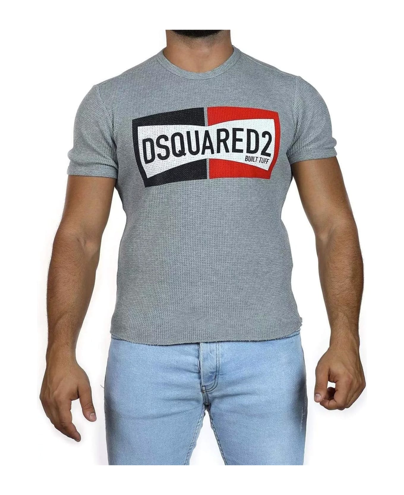 Dsquared2 Two Tone Logo T-shirt - Gray