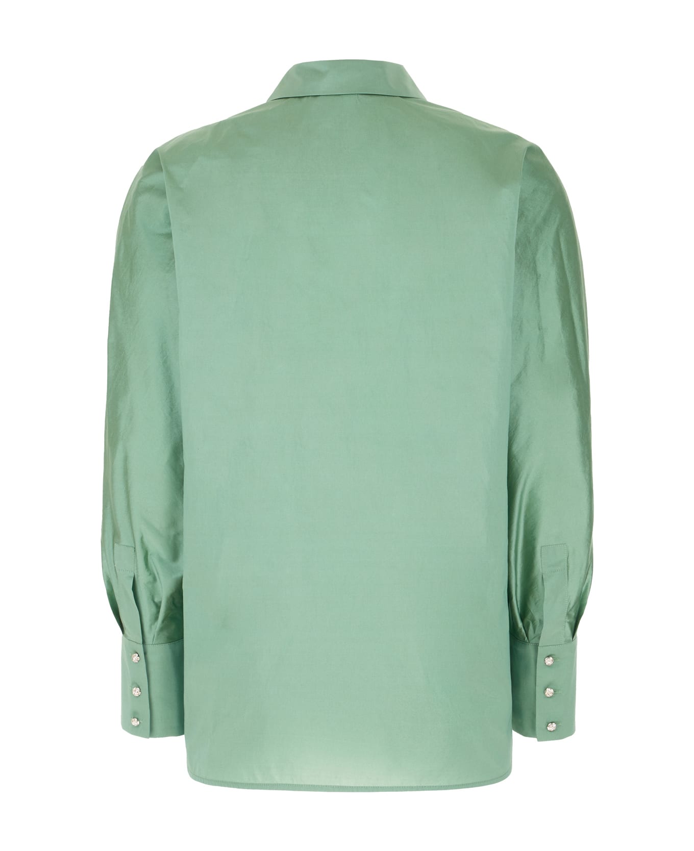 Max Mara Mint Green Polyester Blend Shirt - 005