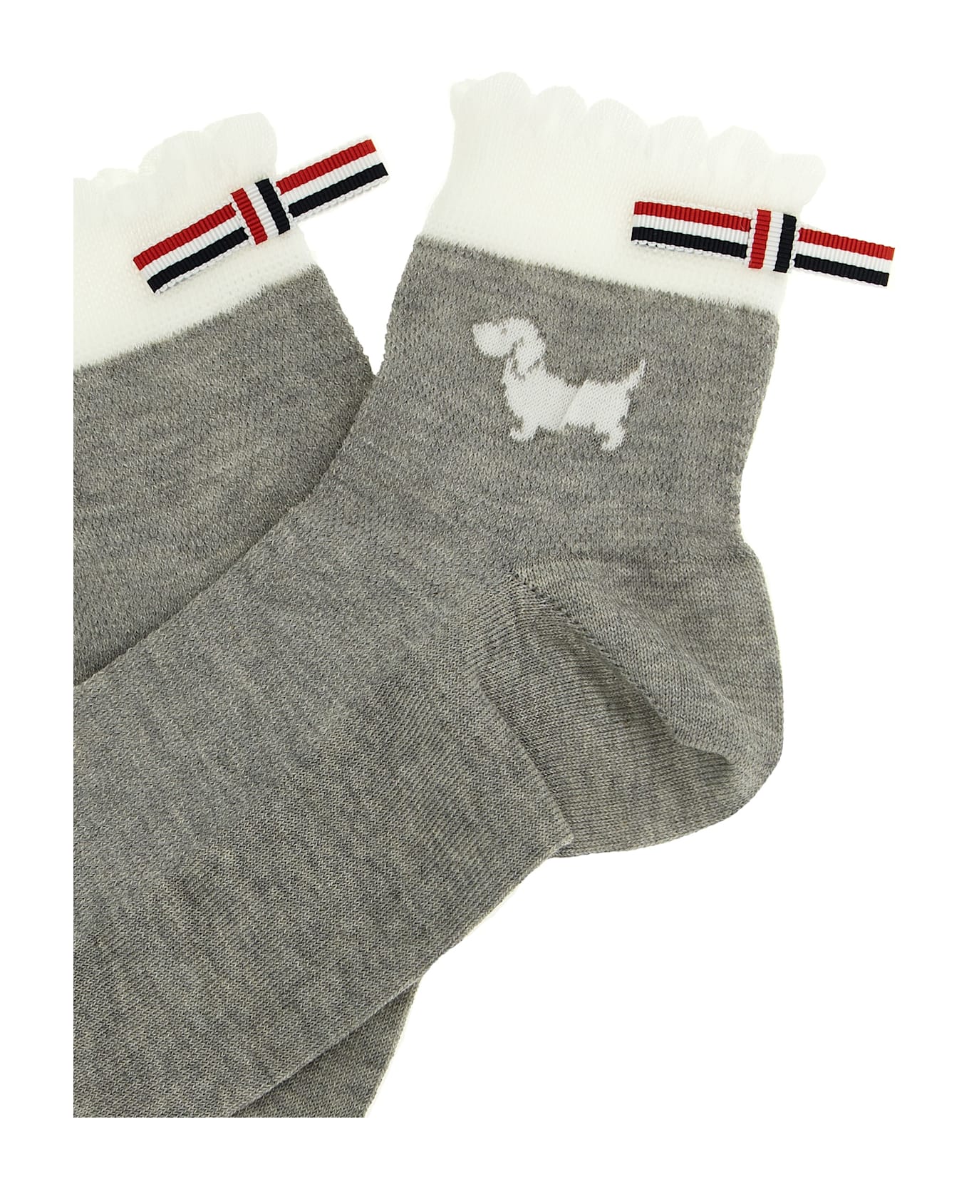 Thom Browne 'hector' Socks - Gray