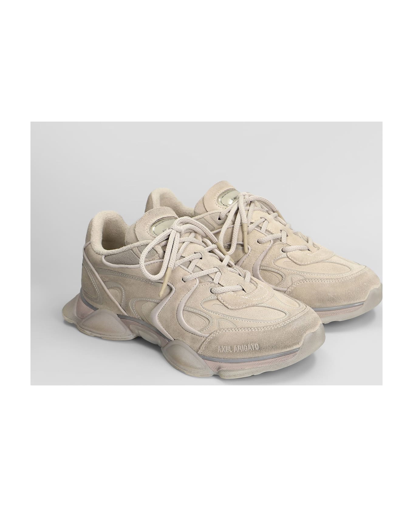 Axel Arigato Eris Sneakers In Beige Suede - beige
