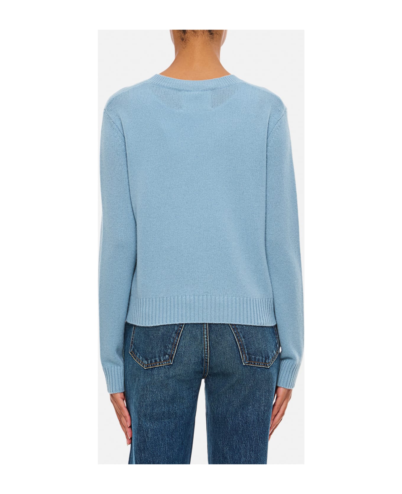 Lisa Yang Mable Roun Neck Cashmere Sweater - Blue