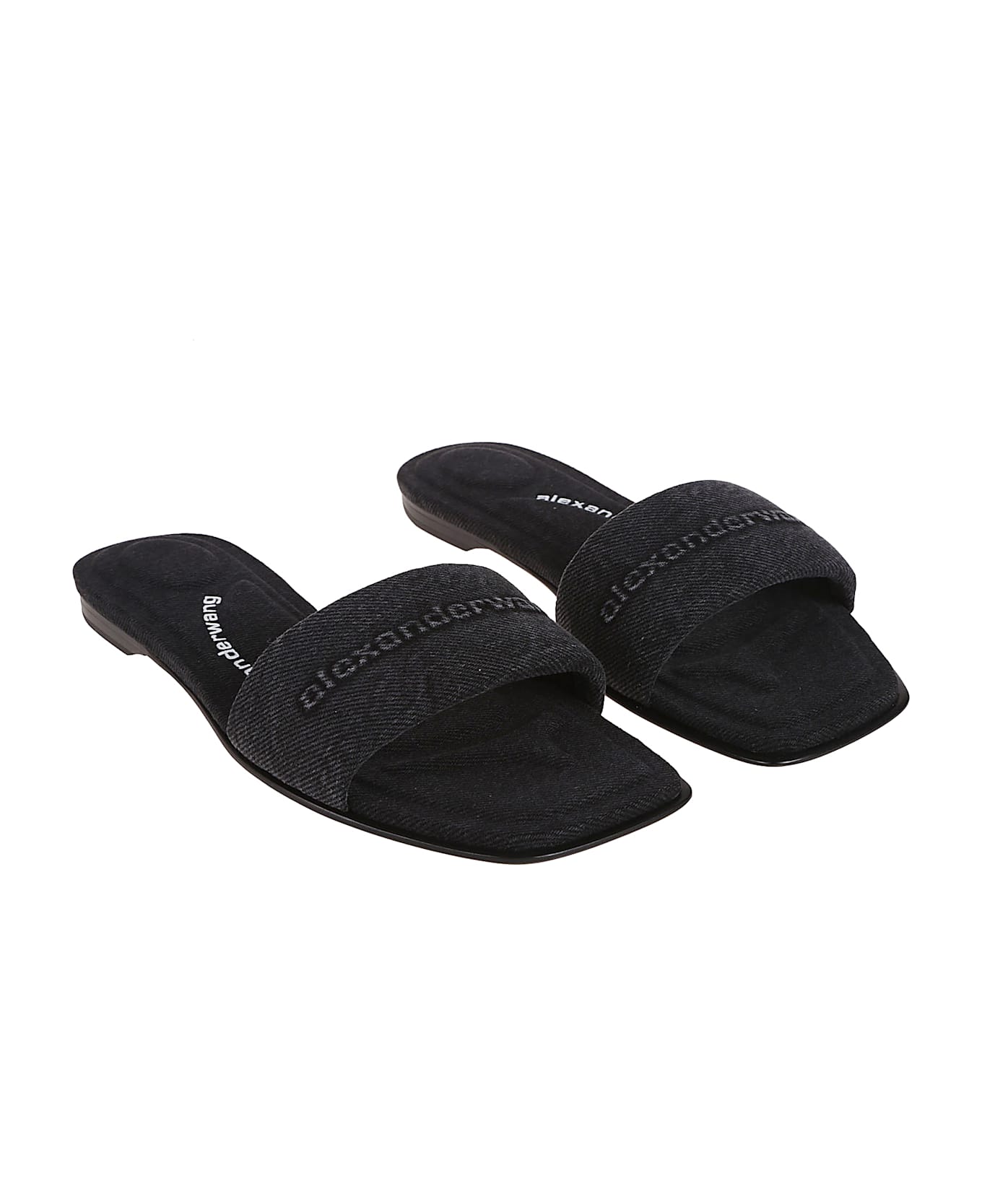 Alexander Wang Vy Flat Sandal - GREYAGED