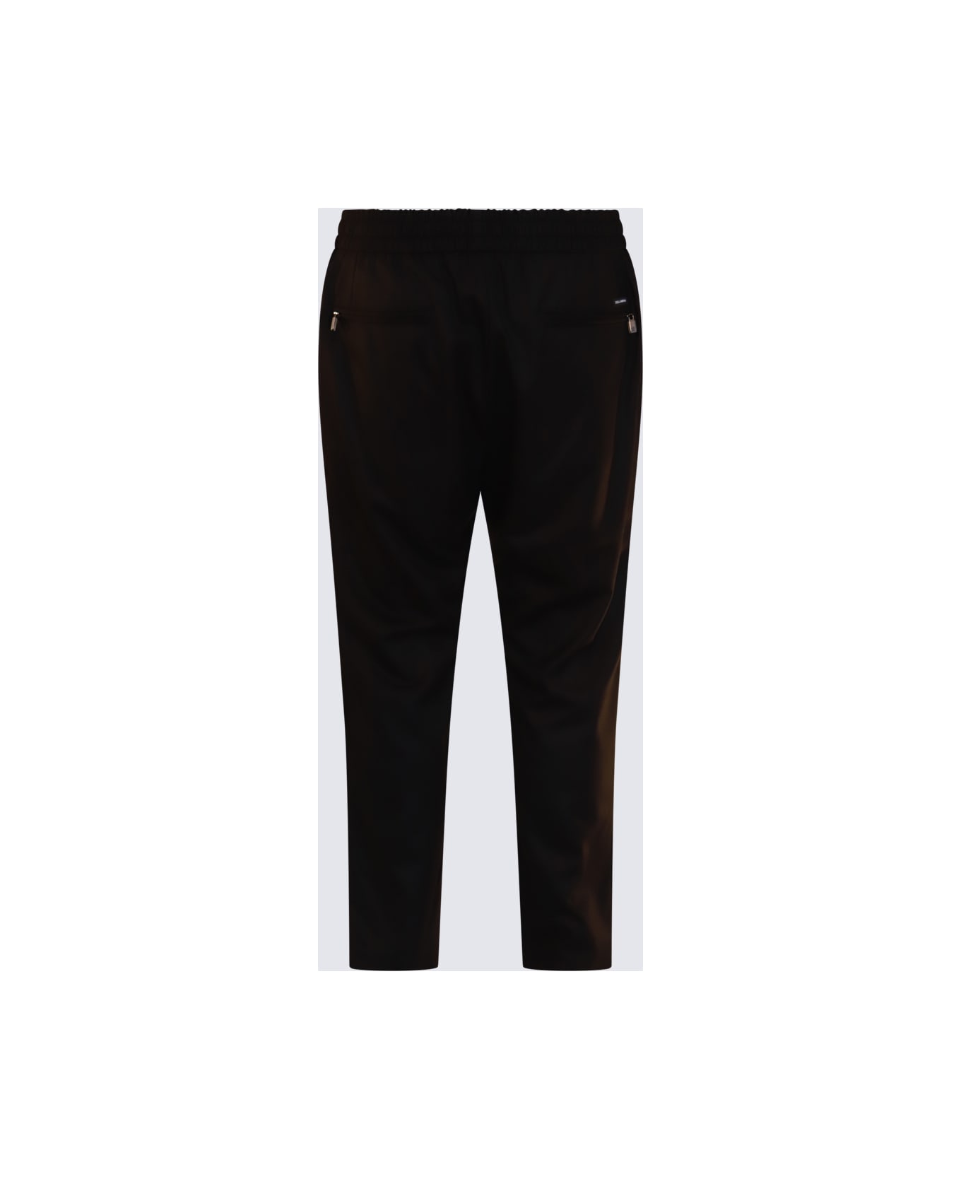 Dolce & Gabbana Black Wool Pants - Black