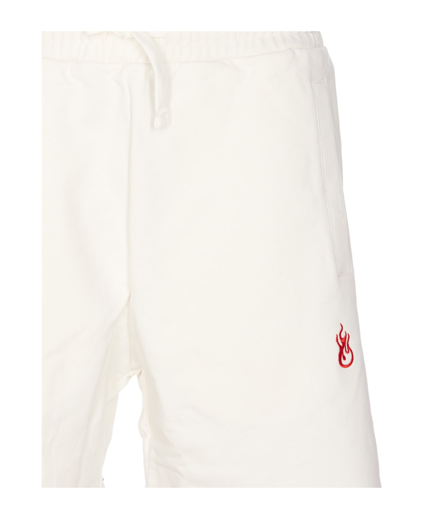 Vision of Super Flames Logo Shorts - White