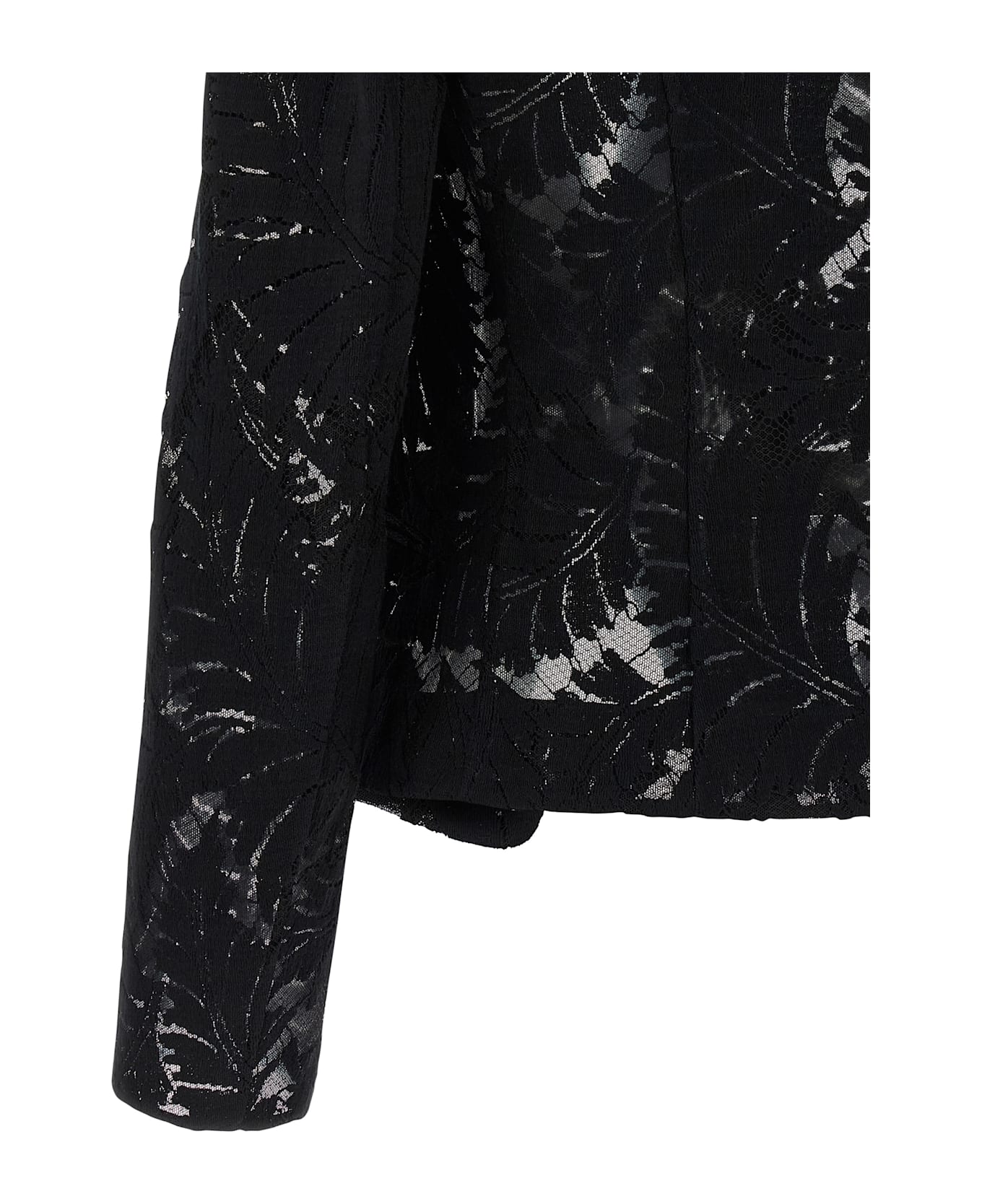Balmain Lace Blazer - Black  