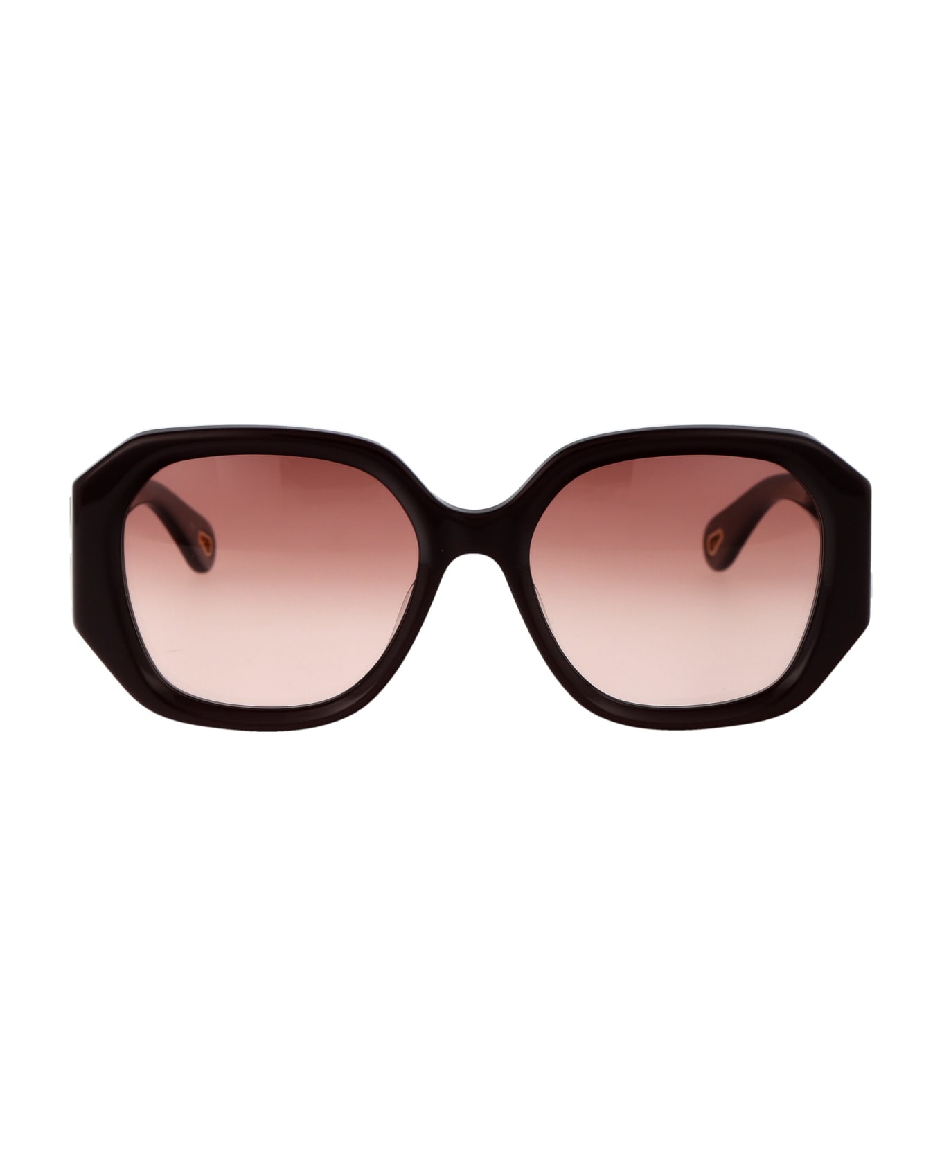 Chloé Eyewear Ch0236s Sunglasses - 003 BURGUNDY BURGUNDY ORANGE