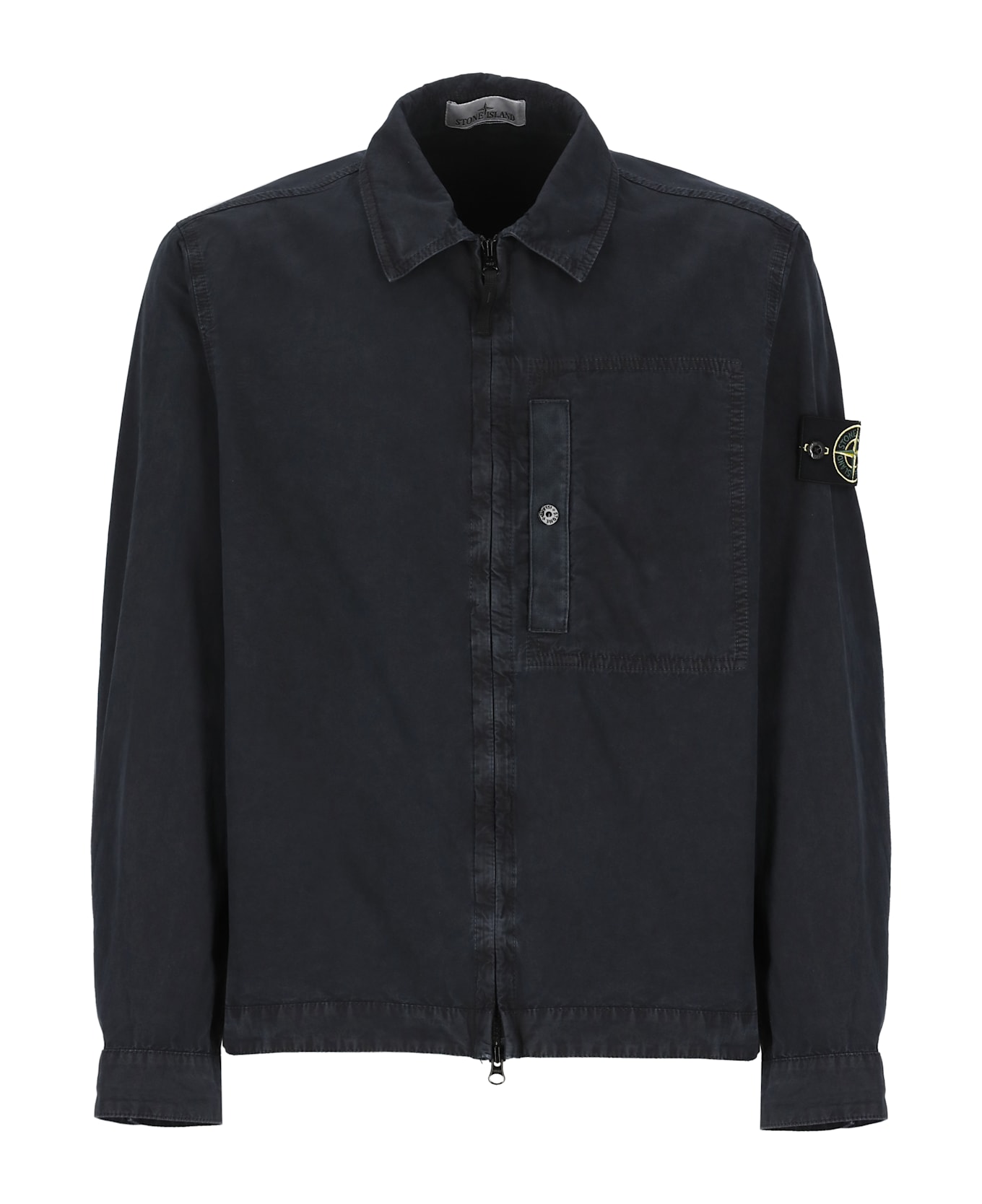Stone Island Cotton Shirt - Blu