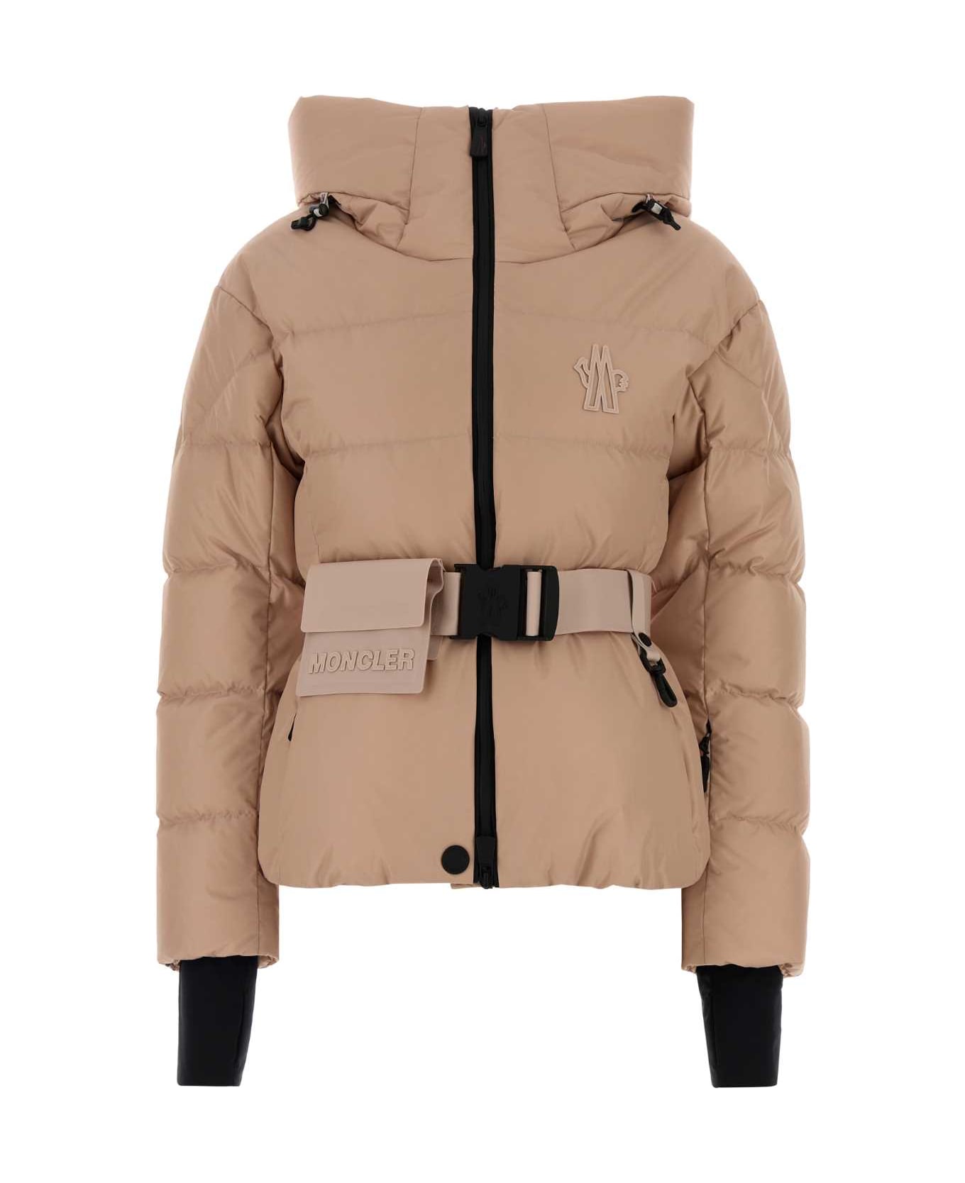 Moncler Grenoble Pastel Pink Nylon Bouquetin Down Jacket - 511