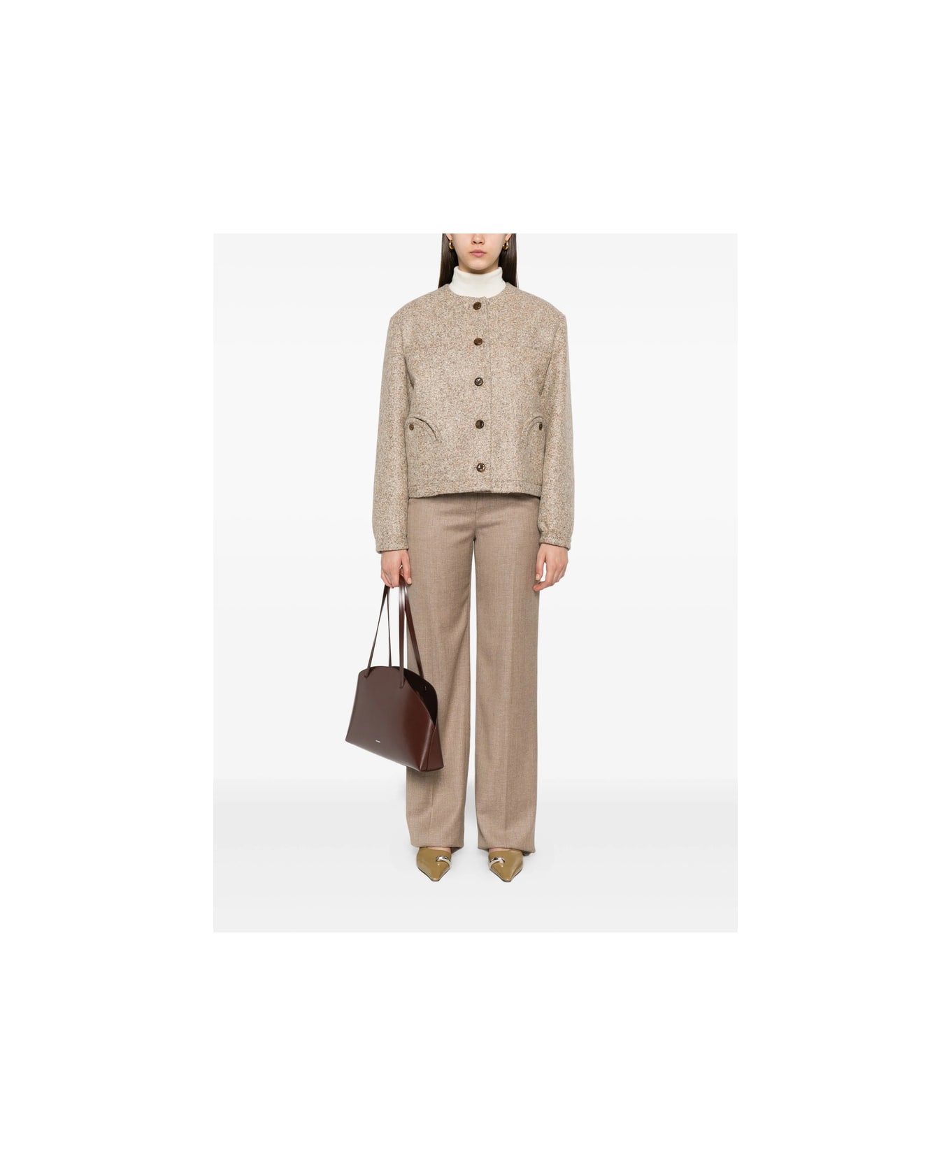 Blazé Milano Outerwear - NEUTRALS/BROWN