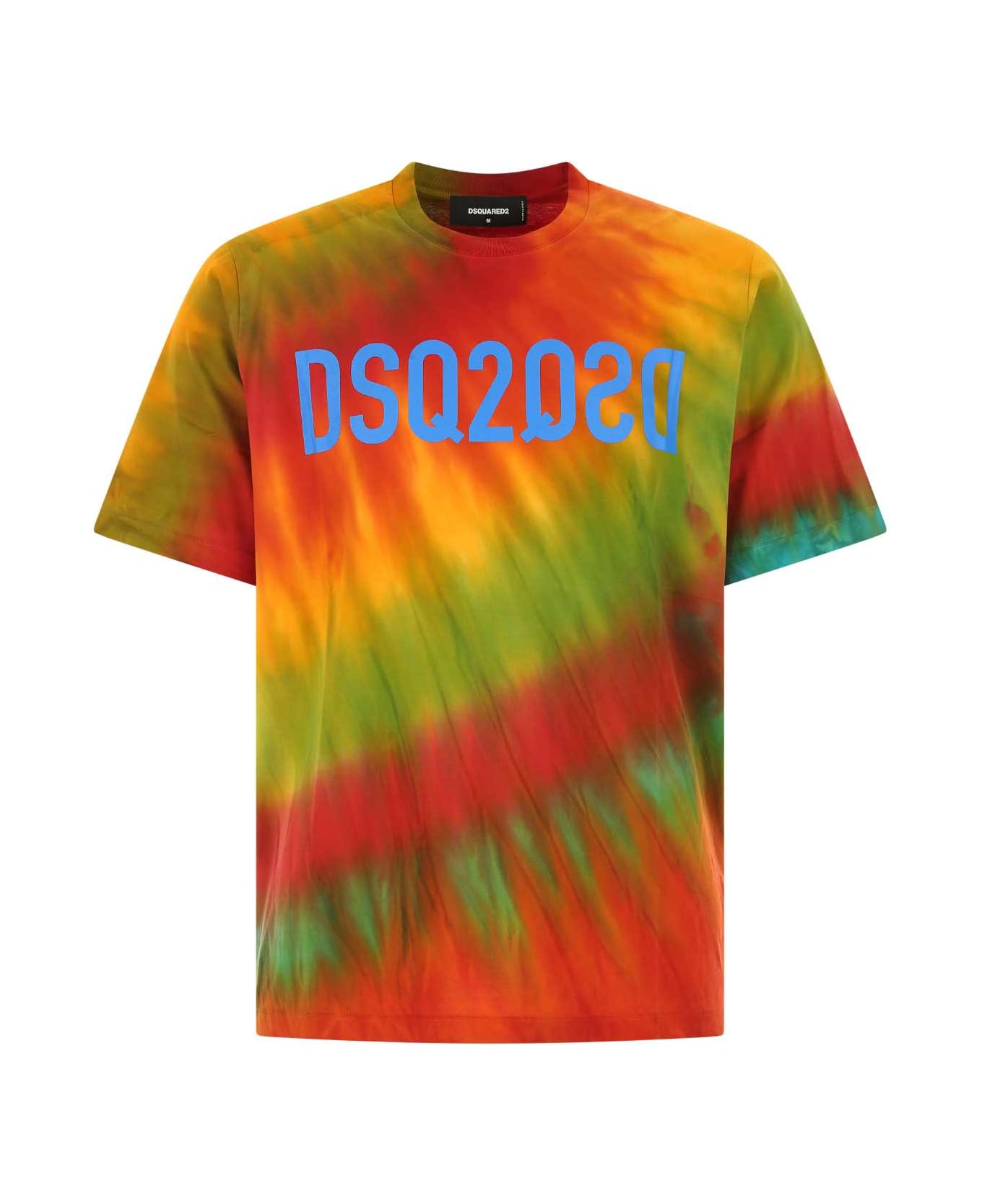 Dsquared2 Multicolor Cotton T-shirt - 963A