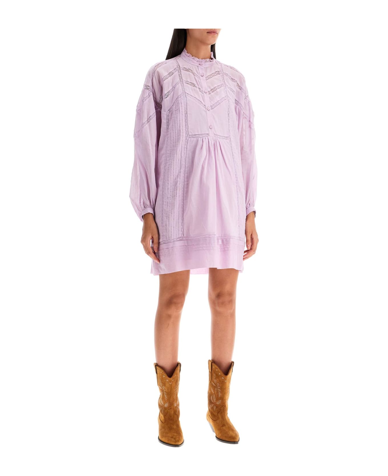 Marant Étoile Galia Mini Dress - LILAC (Purple)