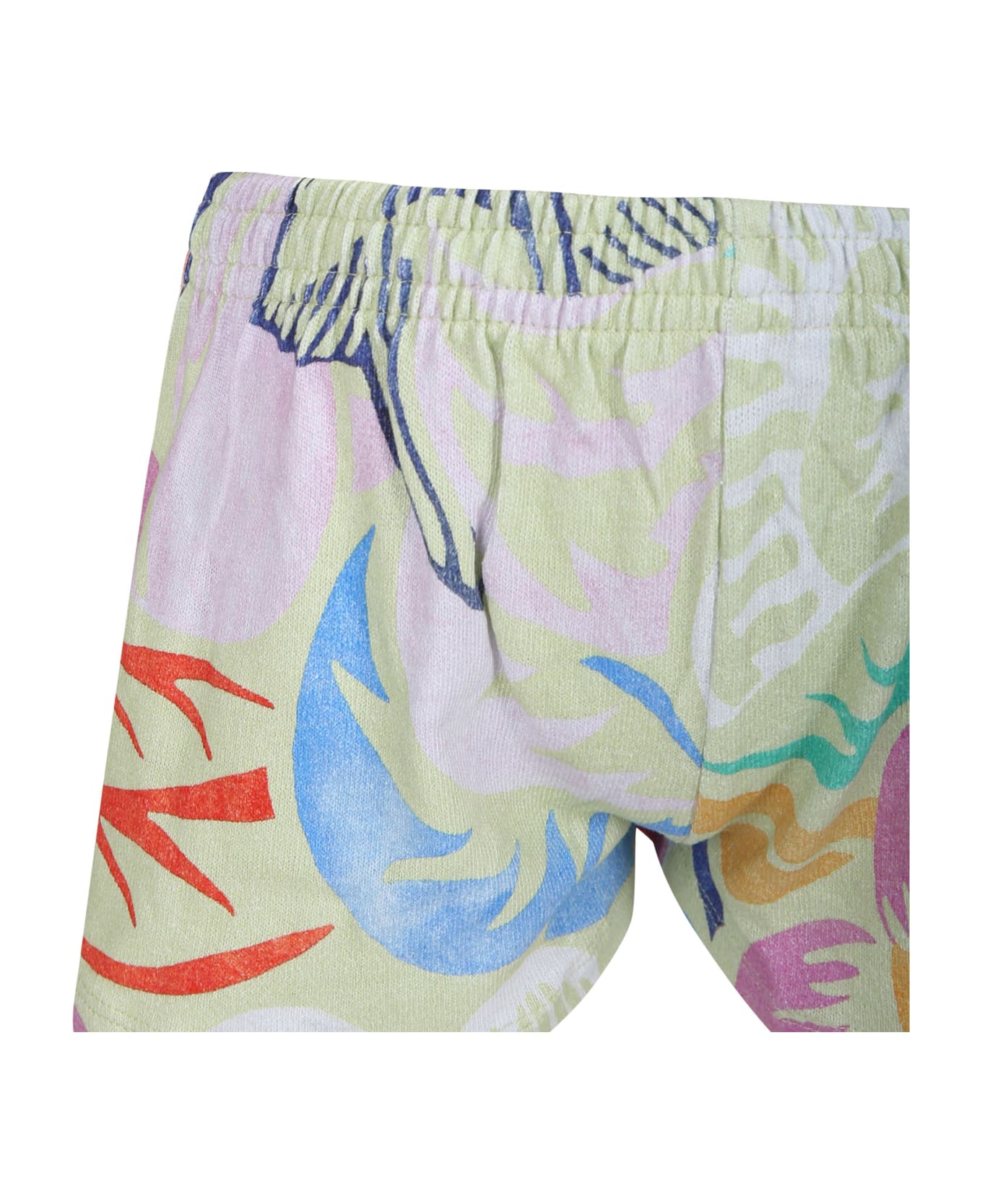 Molo Ivory Casual Shorts For Girl - Ivory