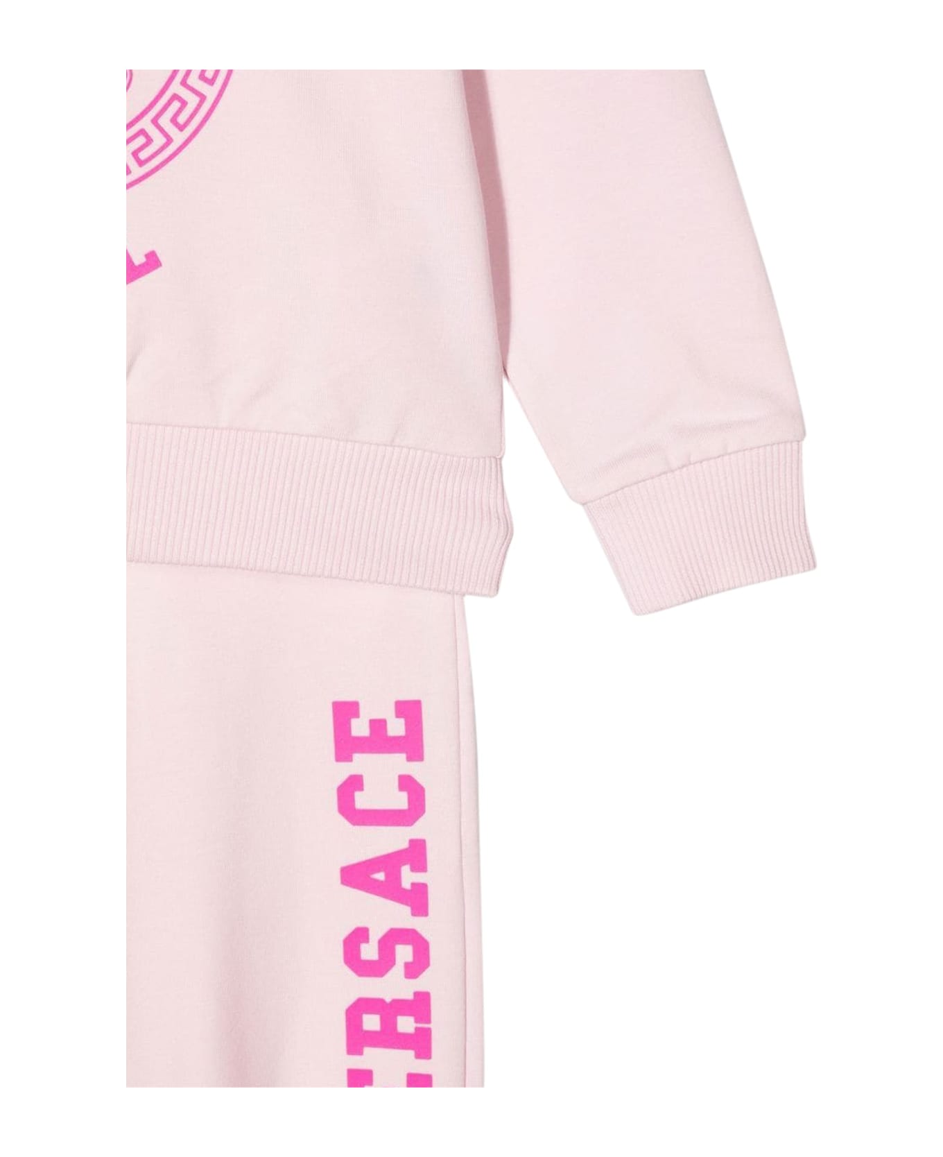 Versace Crewneck Sweatshirt + Joggers Suit - ROSA
