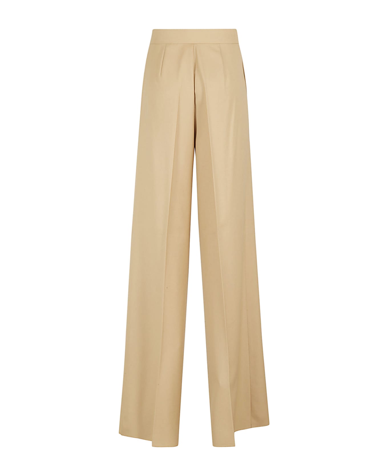 Max Mara High Waist Straight Leg Pants - Honey