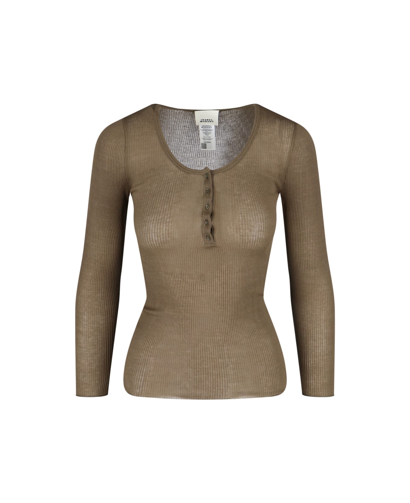 Isabel Marant 
lamyli
 Ribbed Top - Green
