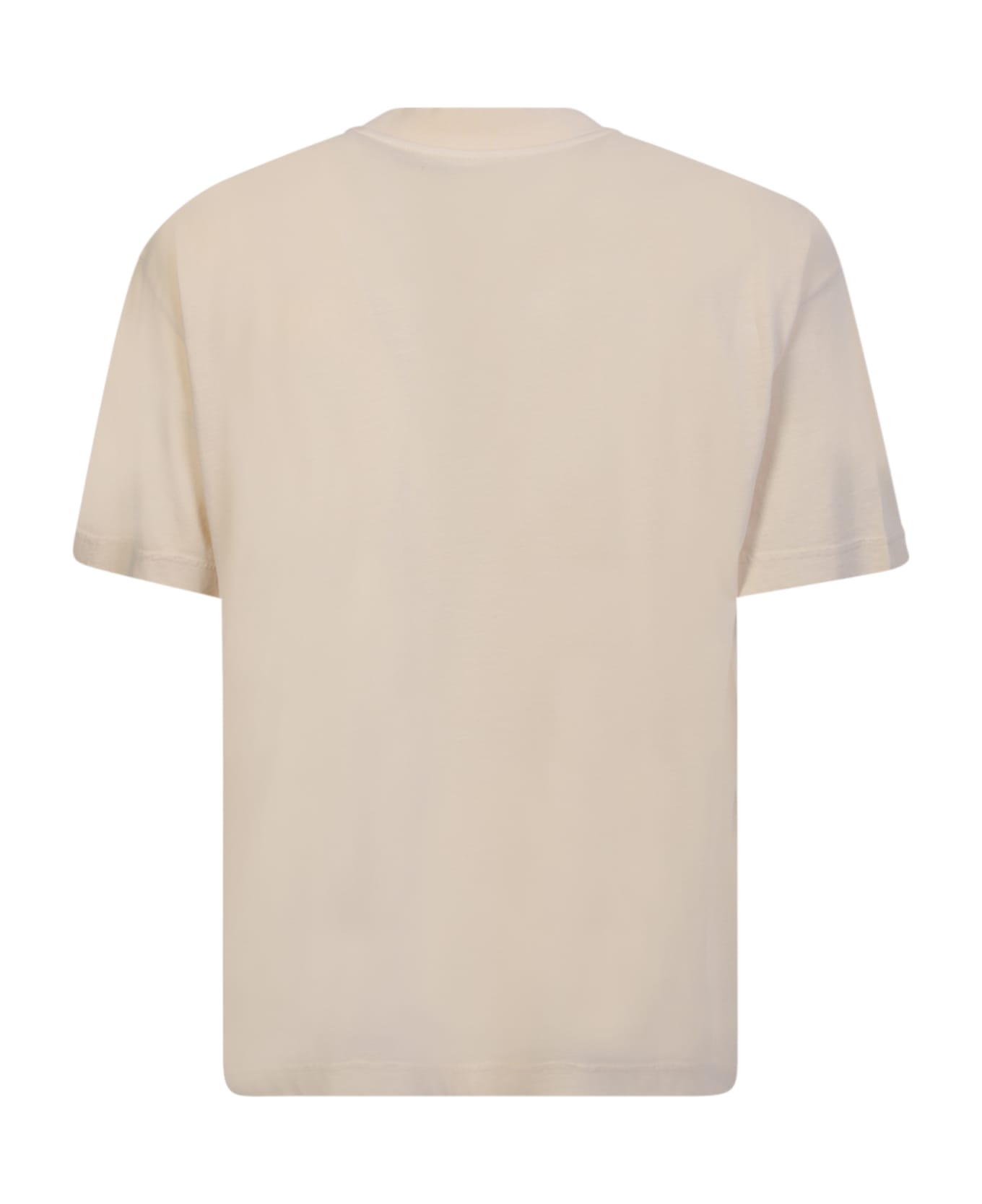 Bonsai Regular Beige Logo T-shirt - White