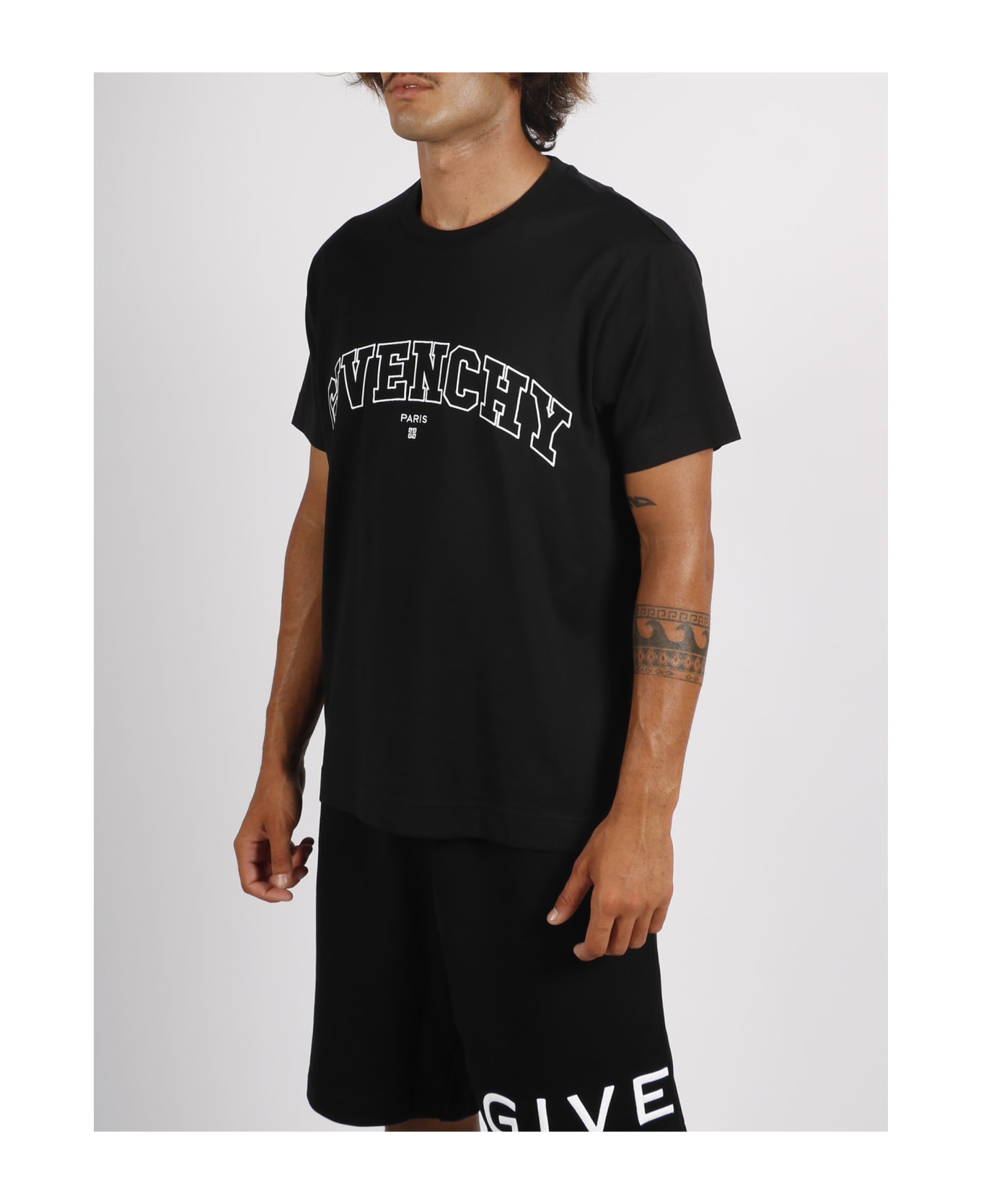 Givenchy College Wallet T-shirt - Black