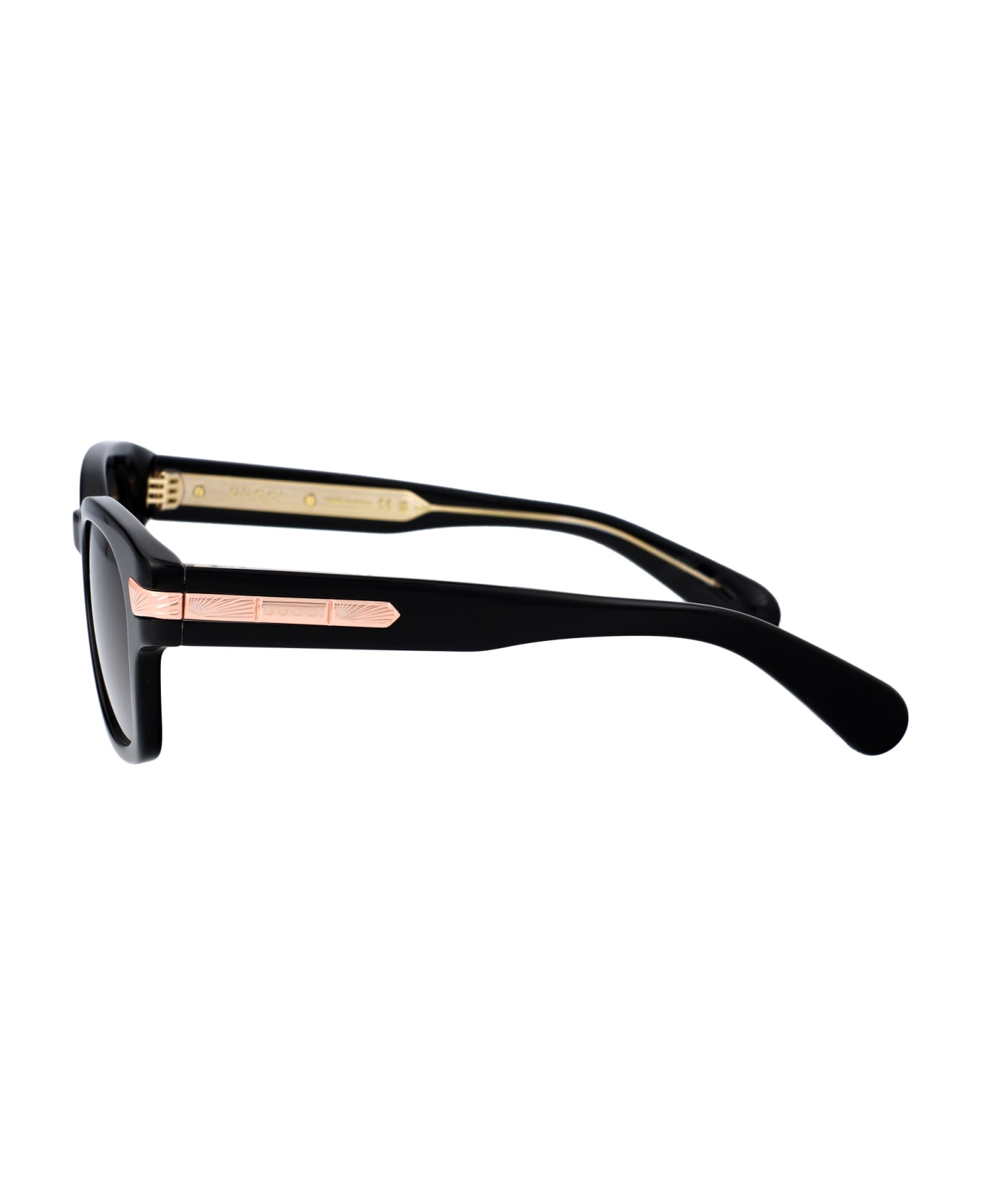 Gucci Eyewear Gg1518s Sunglasses - 001 BLACK BLACK GREY サングラス