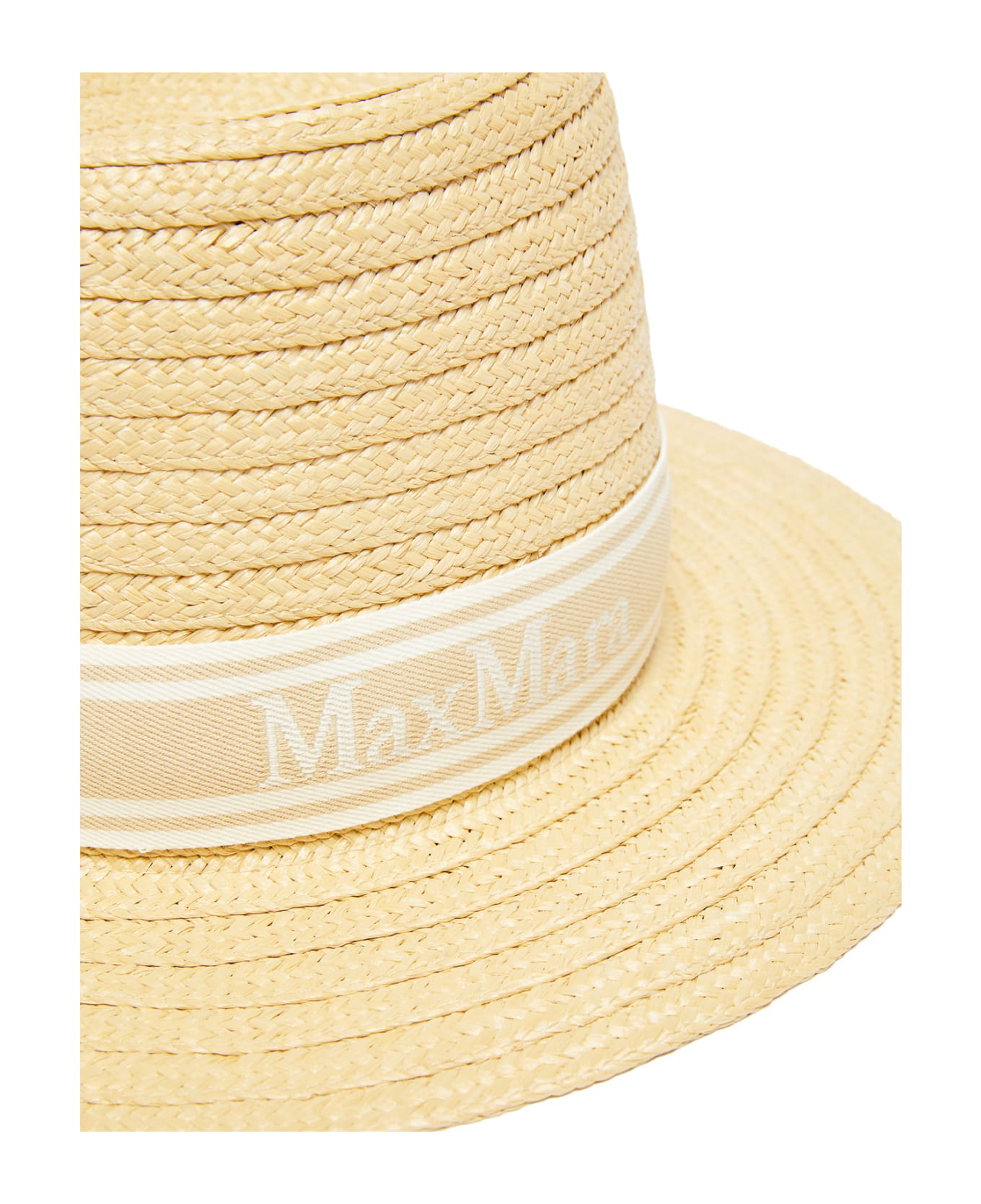 Max Mara Chiffon Hat - Bianco