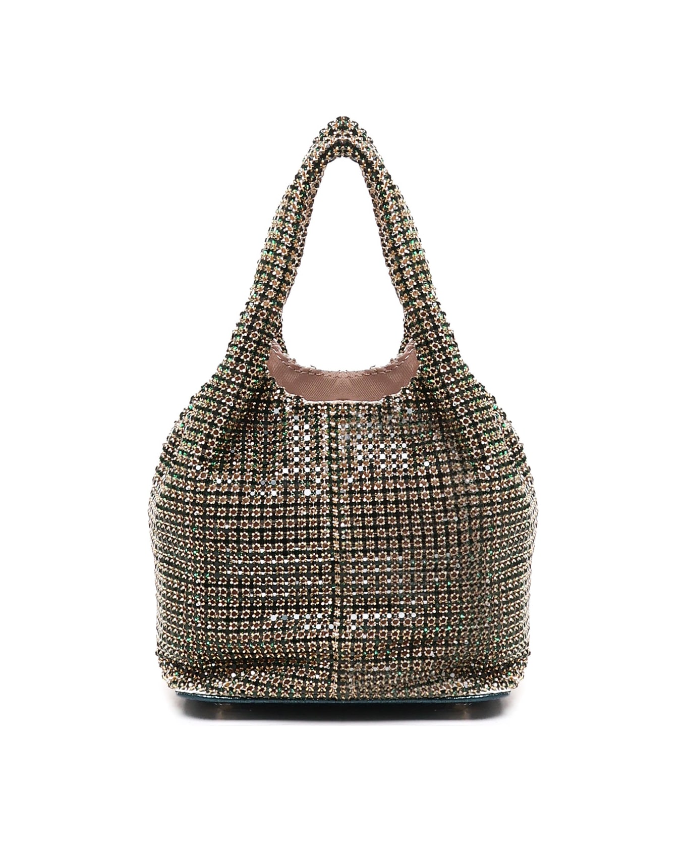 Love Moschino Stone Strass Mini Bag - Emerald