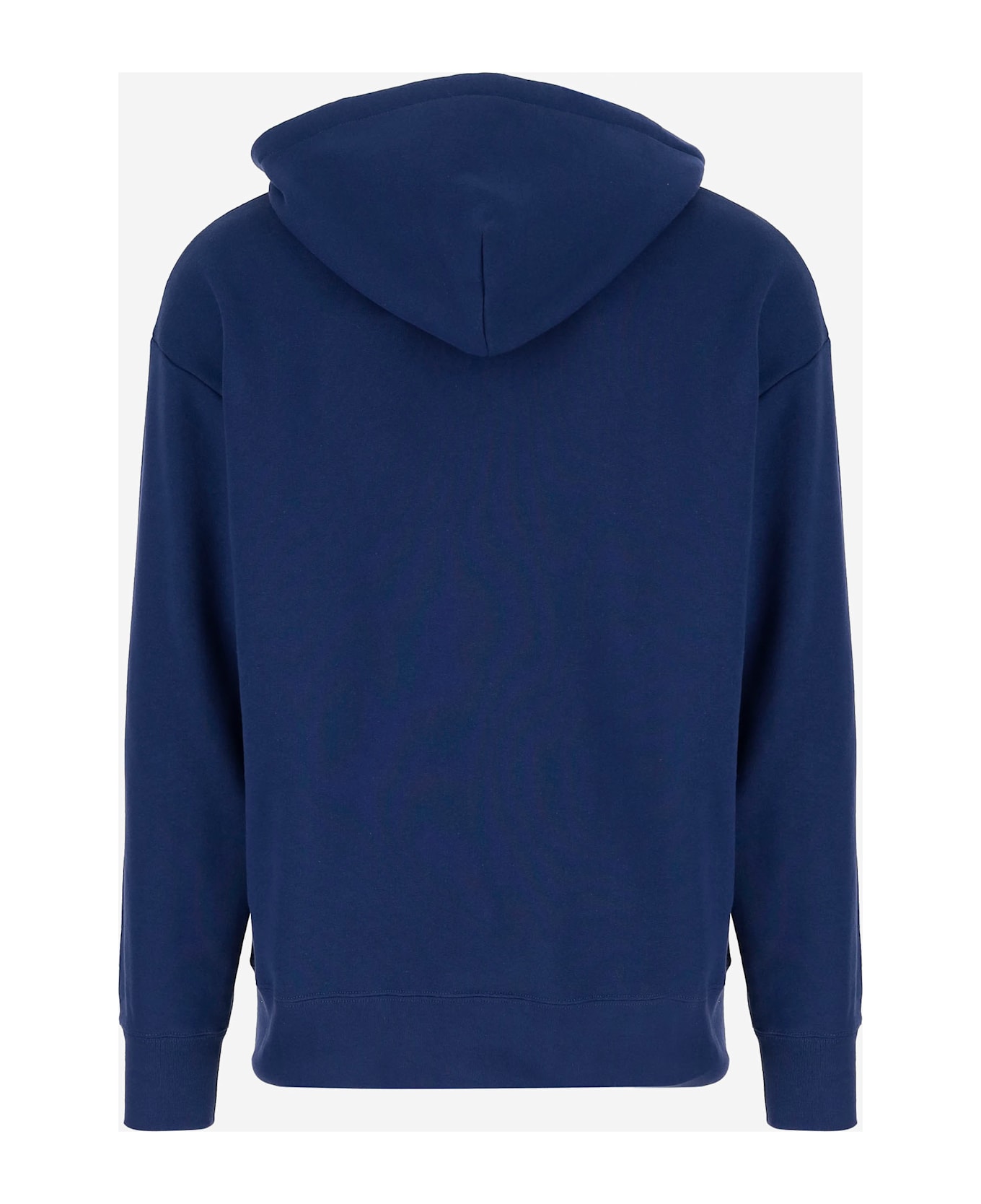 Valentino Vlogo Signature Cotton Hoodie - Blue