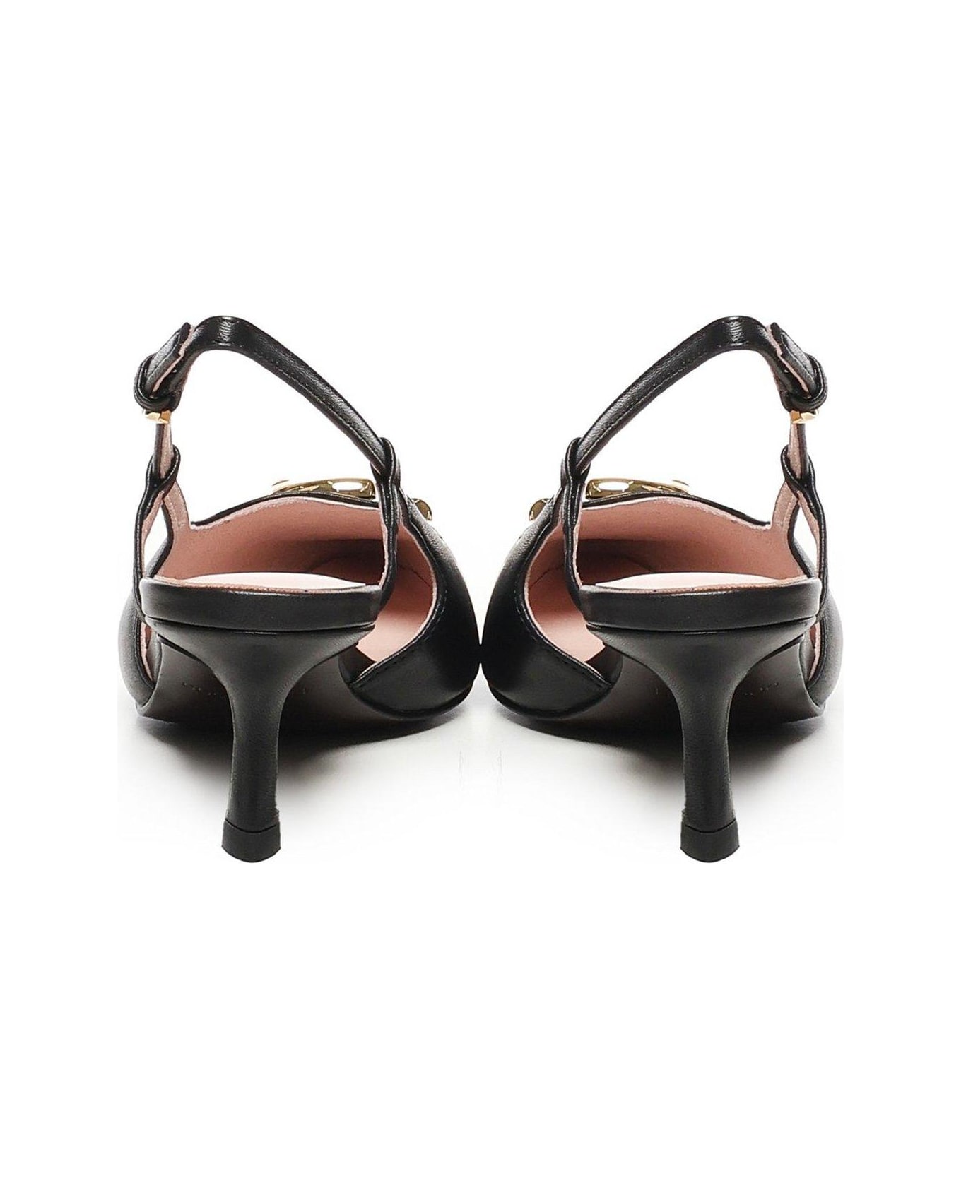 Coccinelle C-me Slingback Pumps - Black