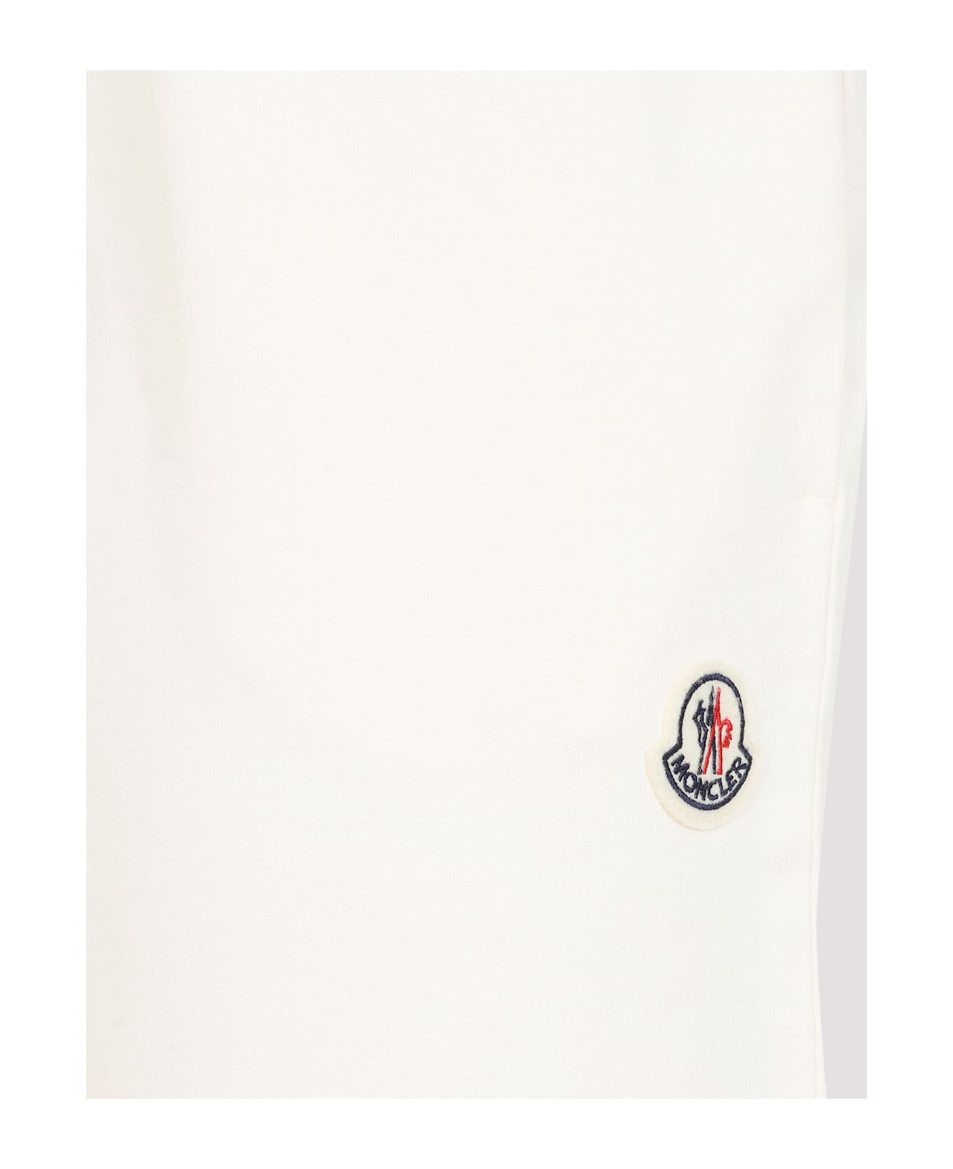 Moncler Logo Patch Drawstring Sweatpants - Natural