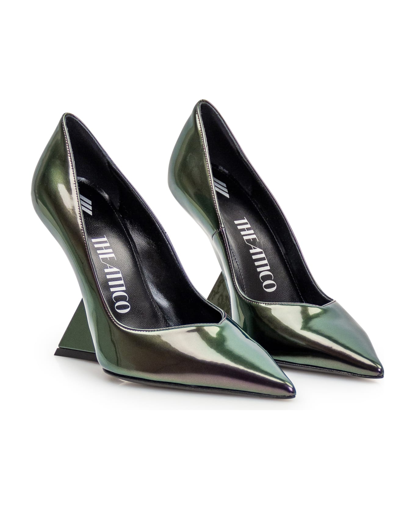 The Attico Cheope Pumps - HOLOGRAPHIC PURPLE