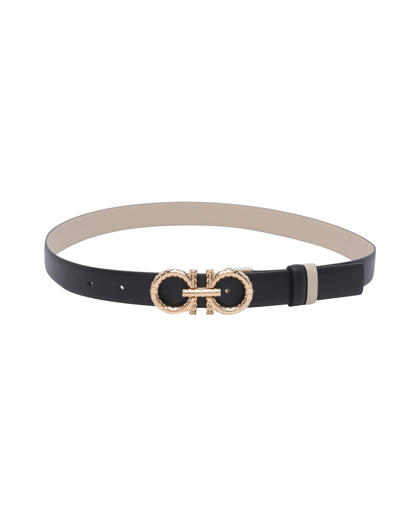 Ferragamo Gancini Belt - Black