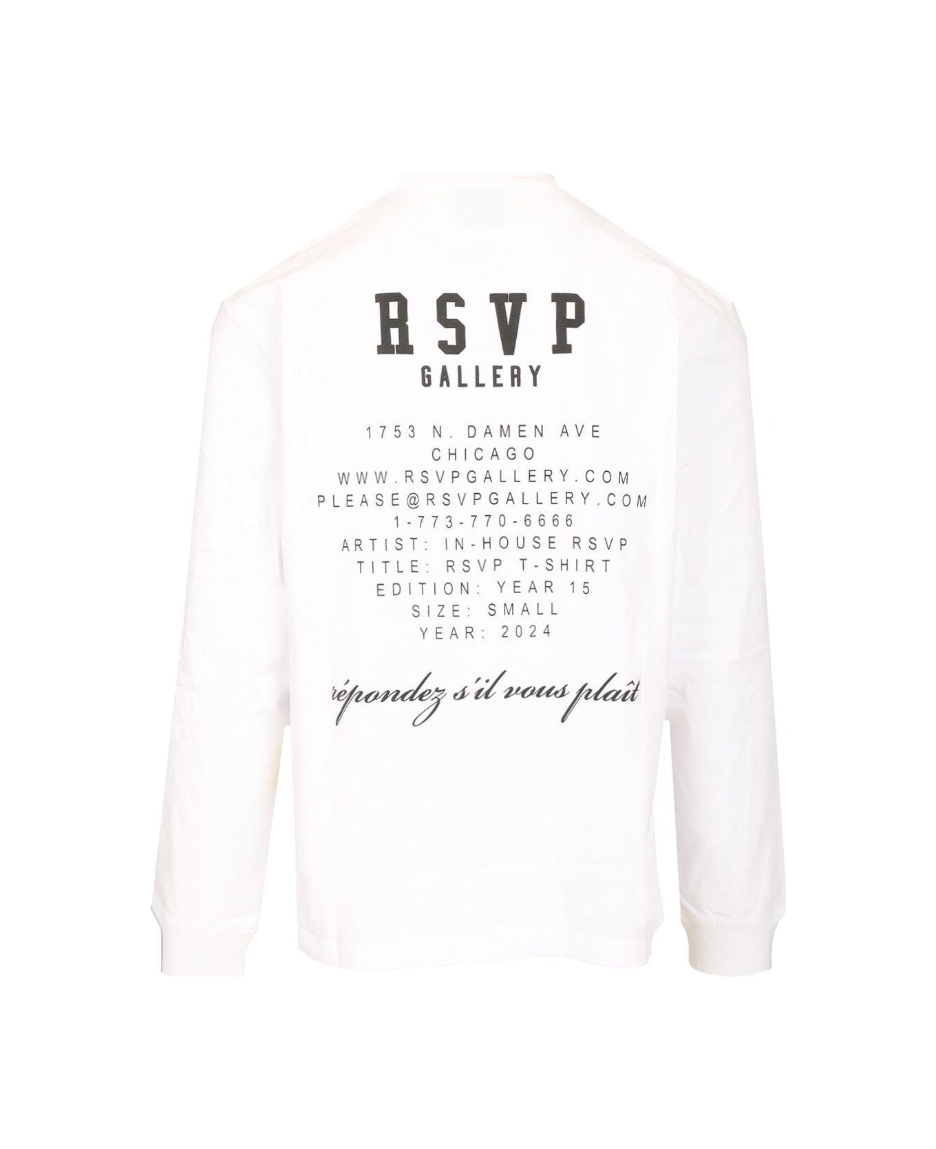 AGOLDE X Rsvp Gallery Long-sleeved Crewneck T-shirt - WHITE
