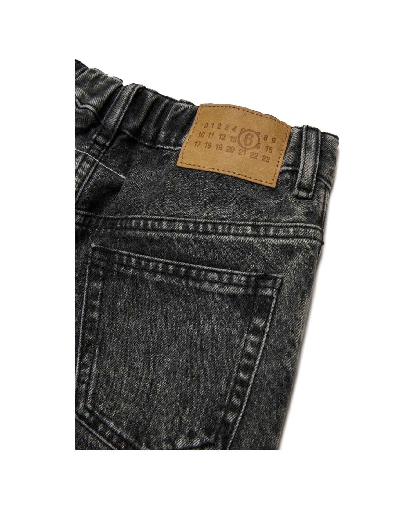 MM6 Maison Margiela Kids Straight Jeans - Black