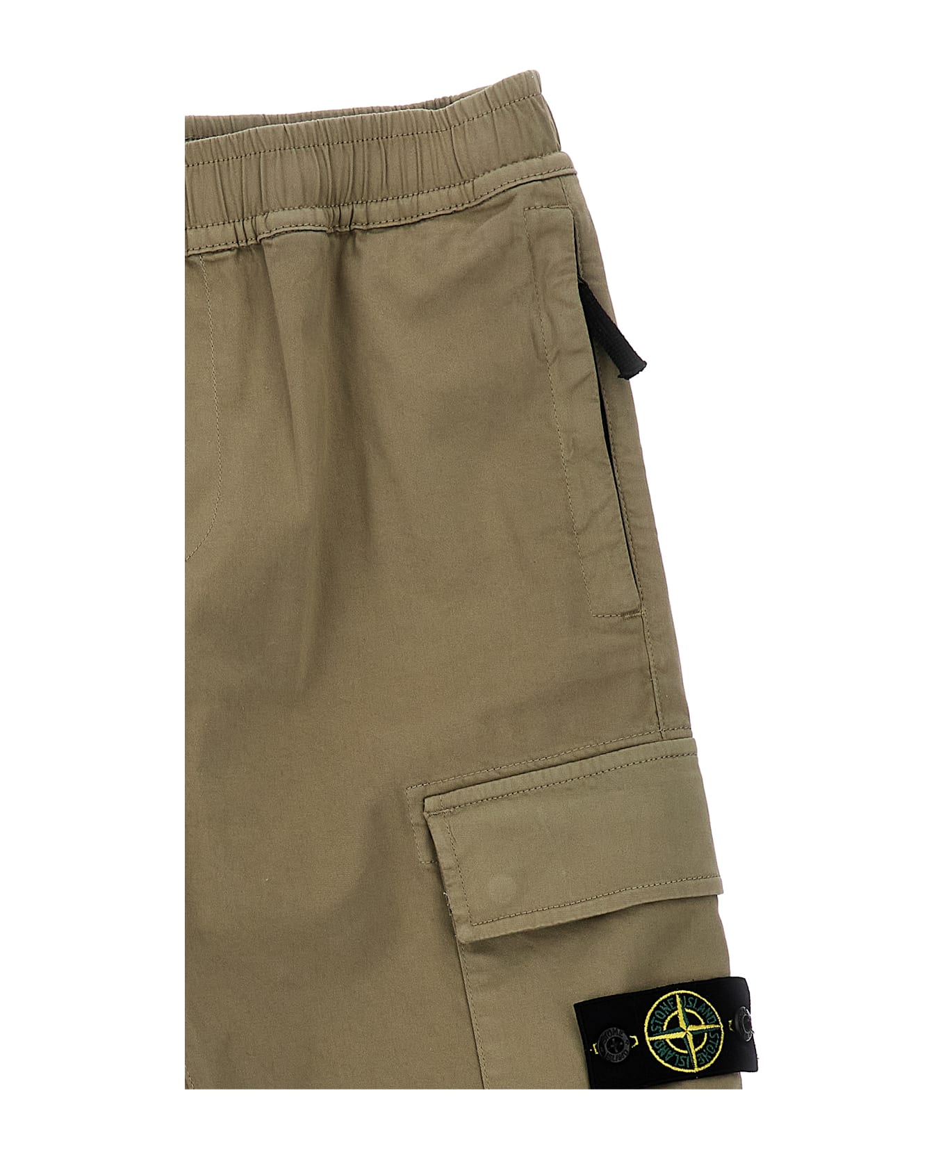 Stone Island Junior Cargo Bermuda Shorts - Beige