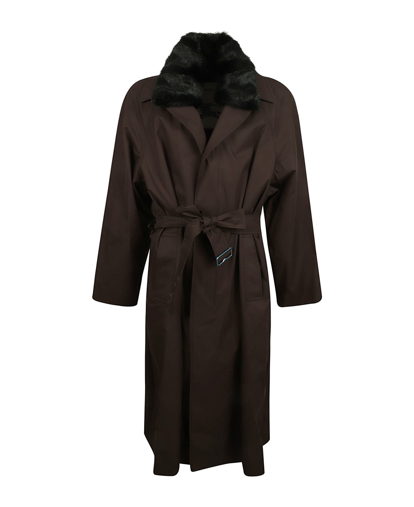 Burberry Belted Long Coat - Otter