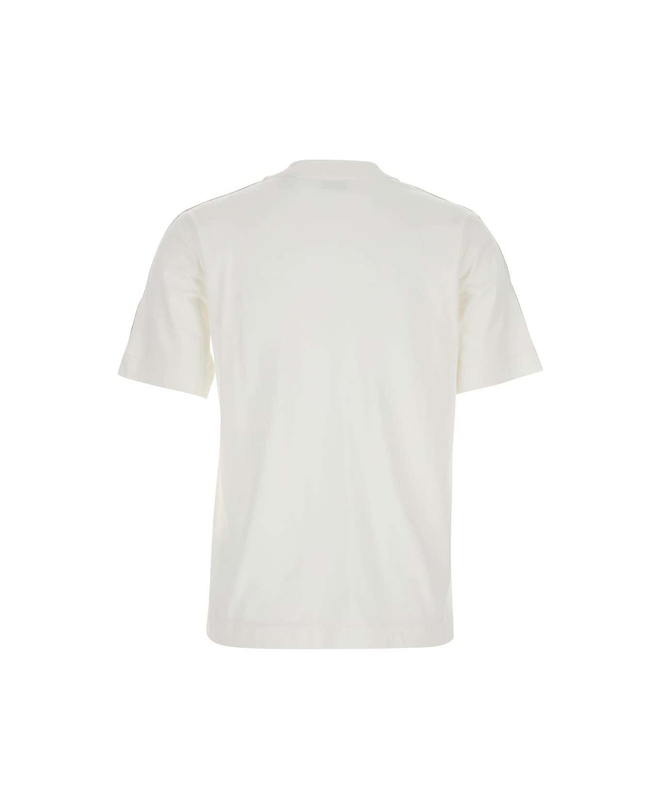 Burberry White Cotton T-shirt - CHALK