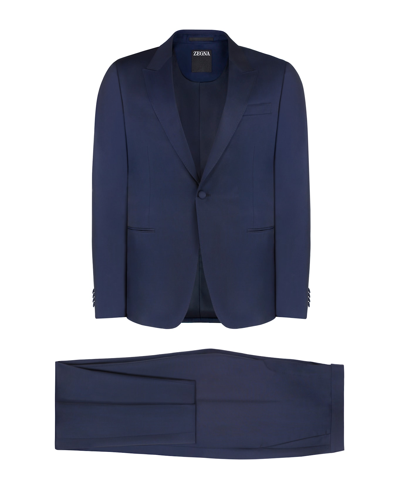 Zegna Wool Blend Two-piece Suit - blue