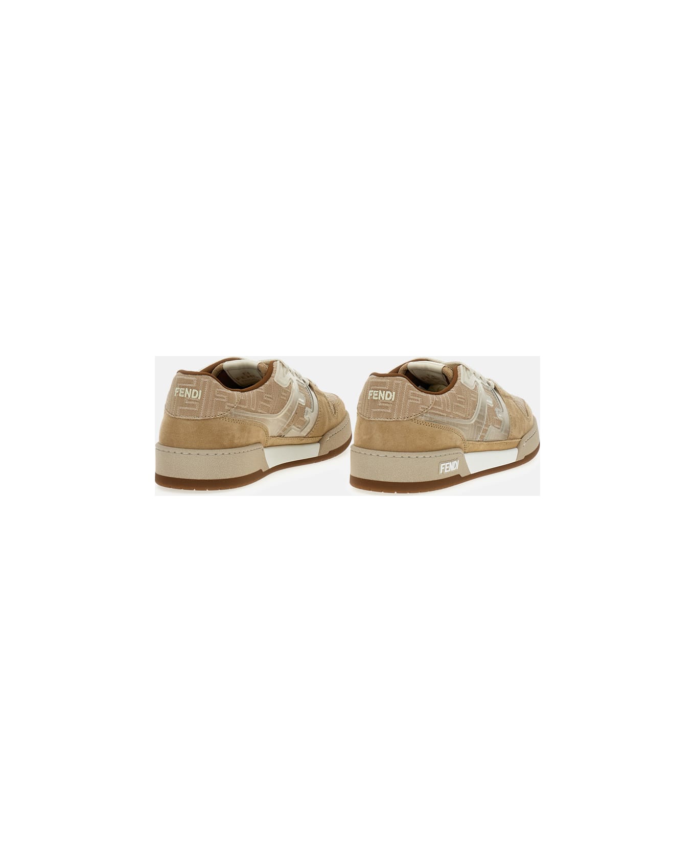 Fendi Low Top Sneakers - Beige