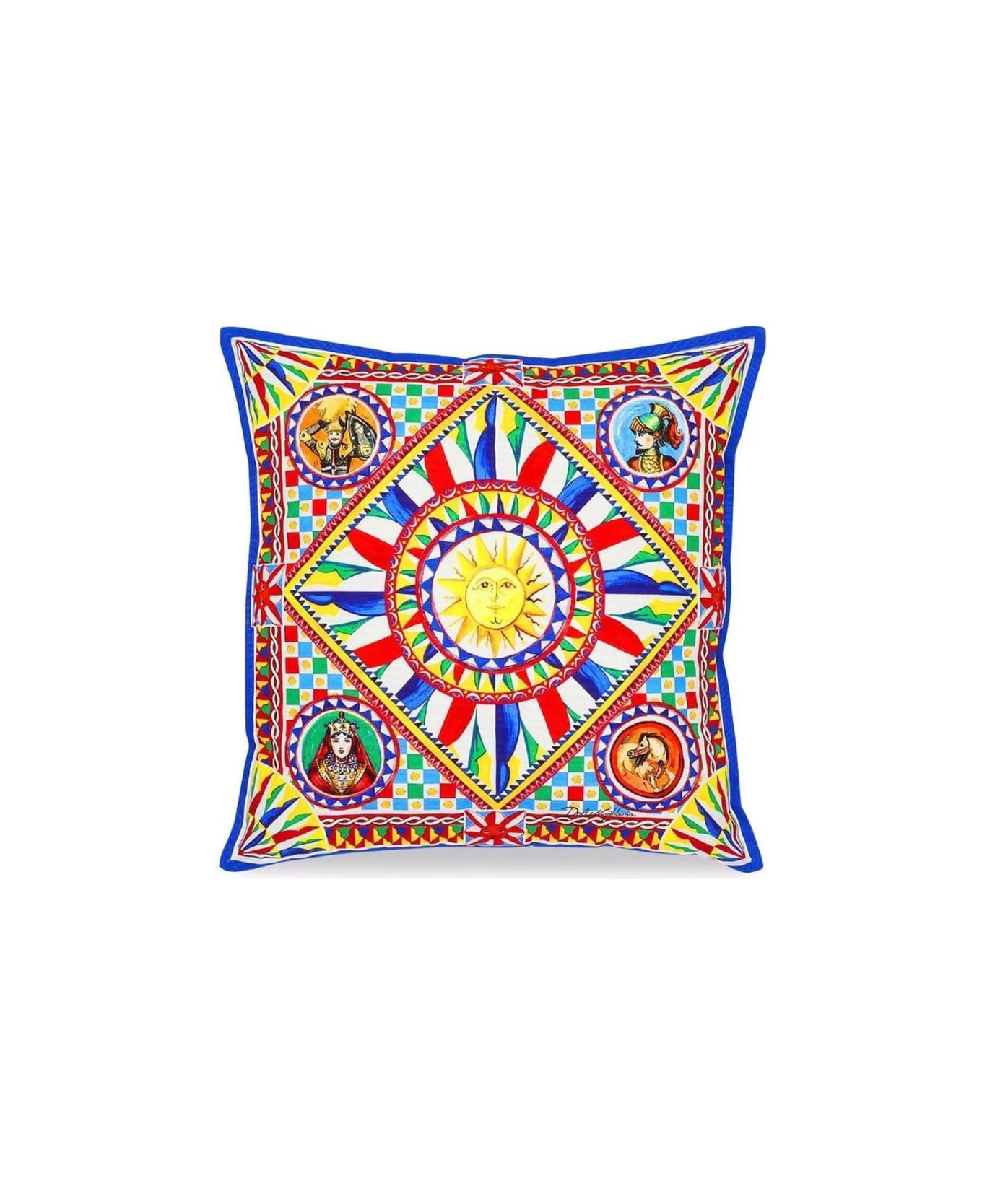 Dolce & Gabbana Small Cushion Carretto - Multicolor