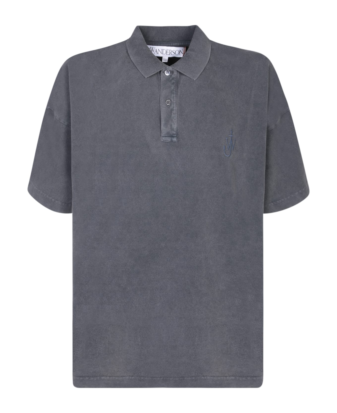 J.W. Anderson Logo Polo Shirt - Charcoal ポロシャツ